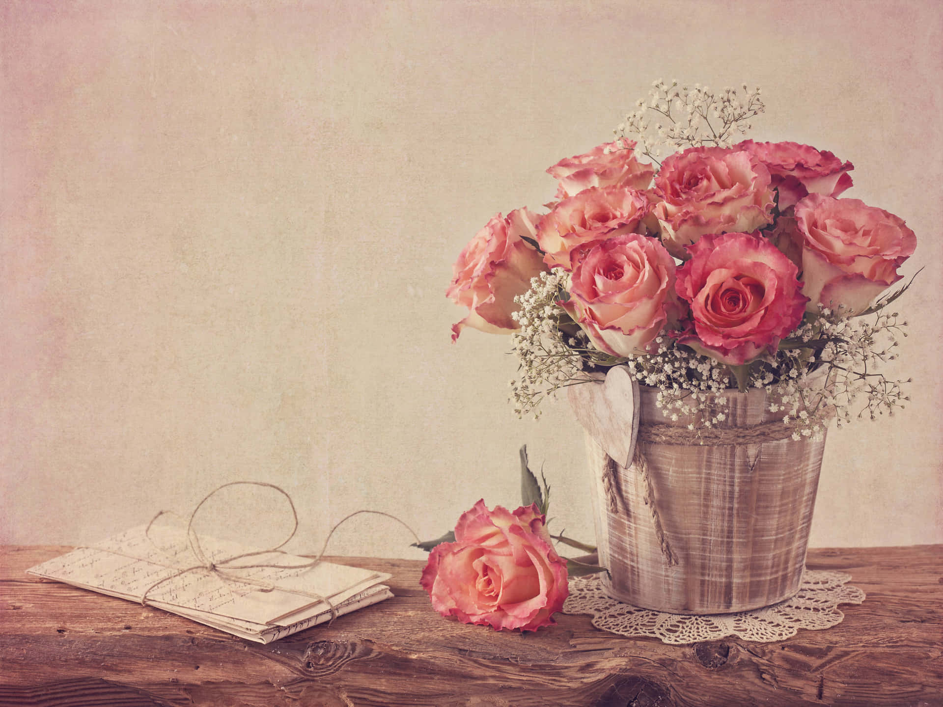 Vintage Girly Background