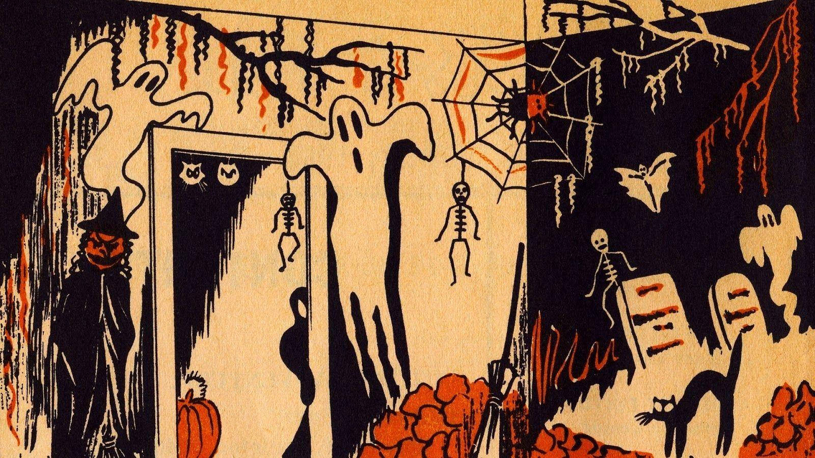 Vintage Halloween Wallpapers