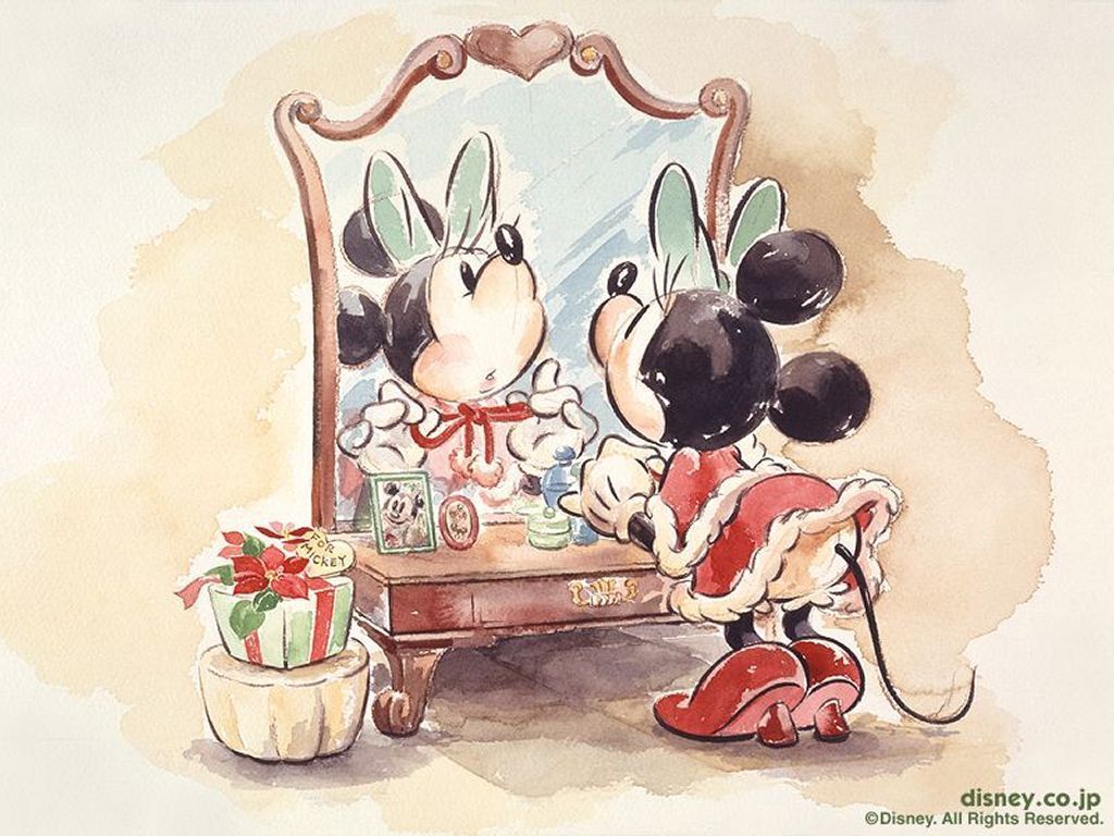 Vintage Minnie Mouse Clipart Wallpapers