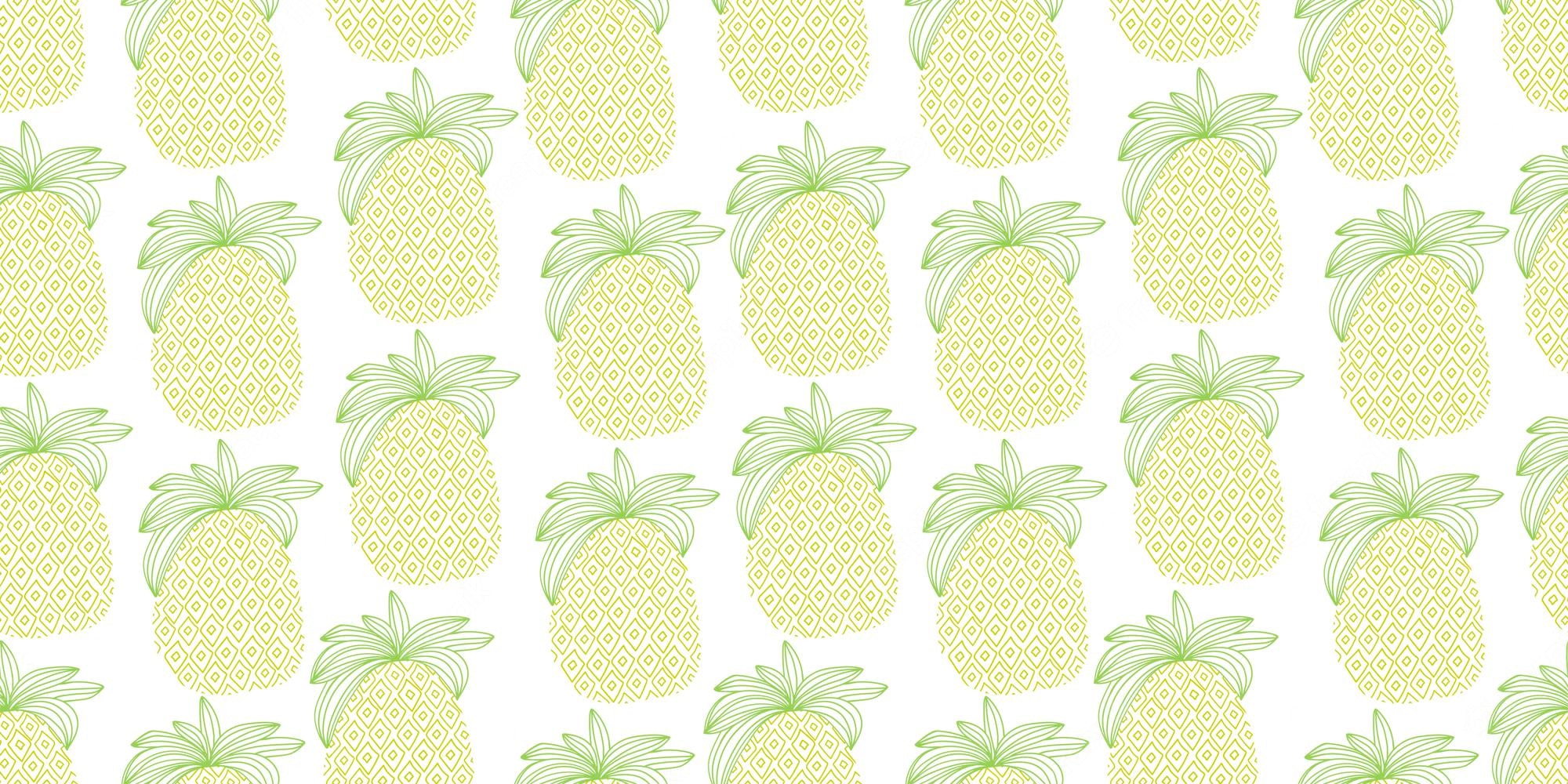 Vintage Pineapple Patterns Wallpapers