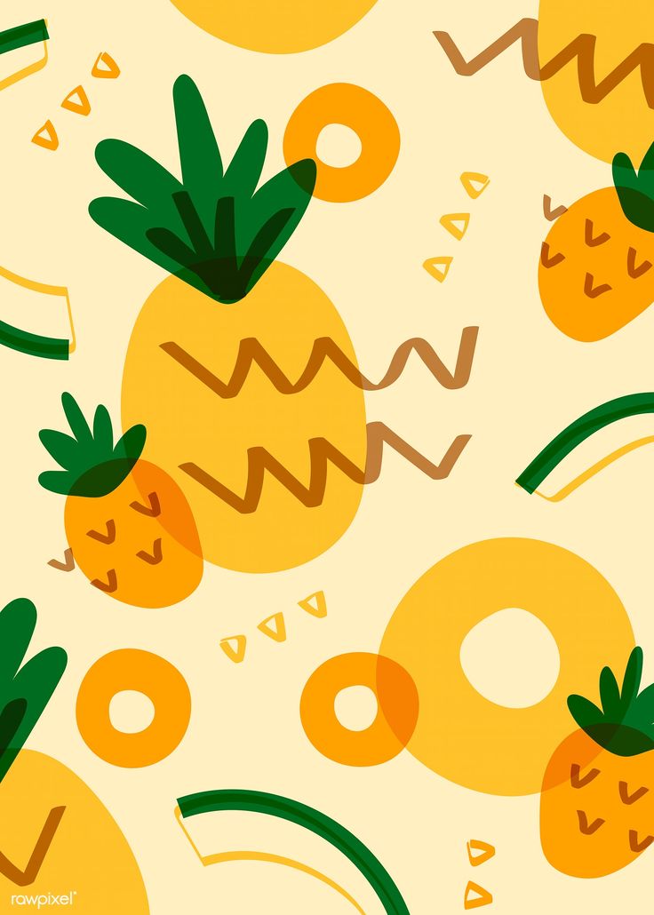 Vintage Pineapple Patterns Wallpapers