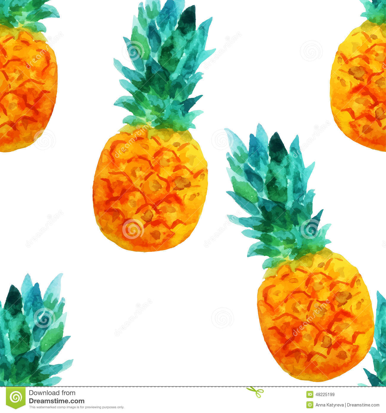 Vintage Pineapple Patterns Wallpapers