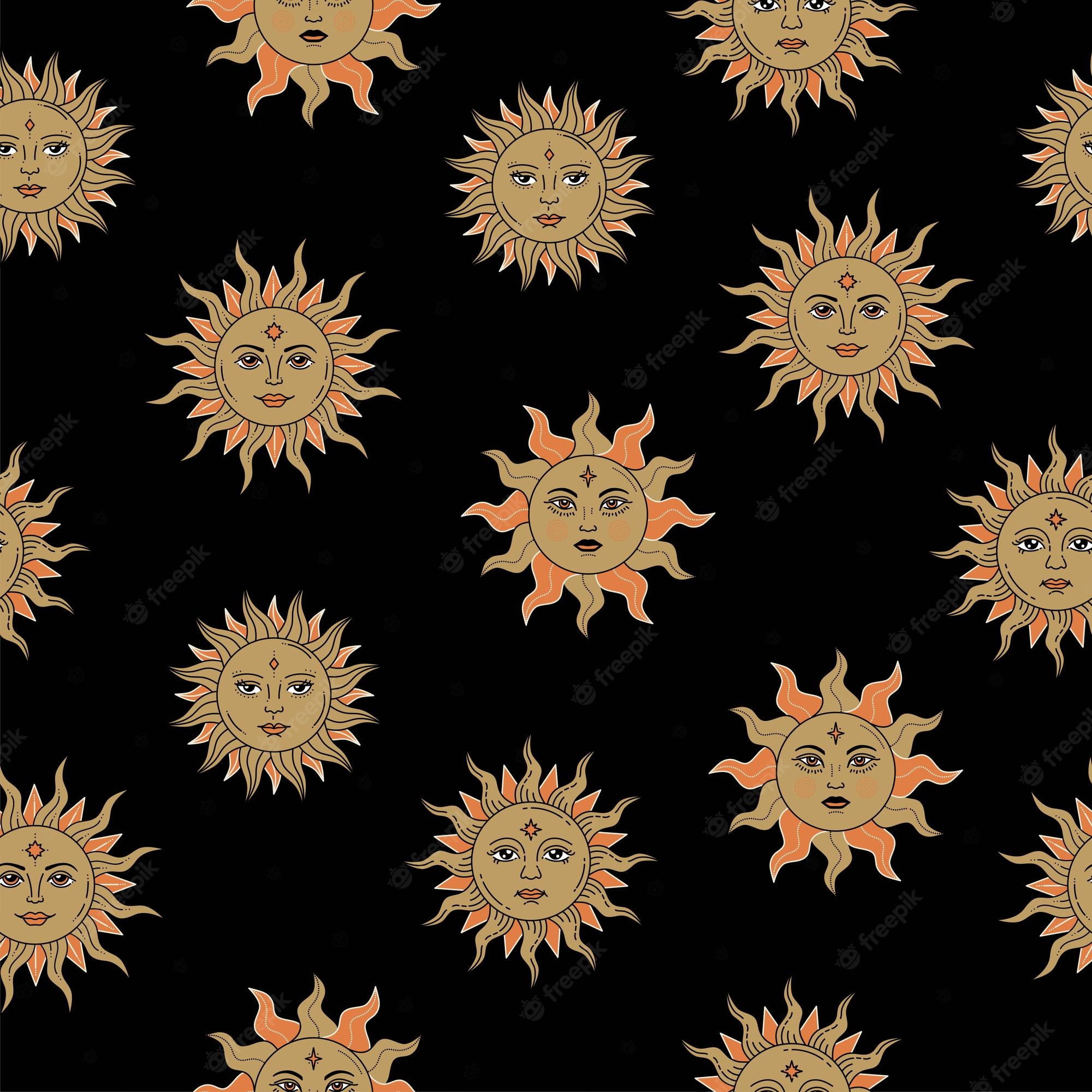 Vintage Sun Wallpapers