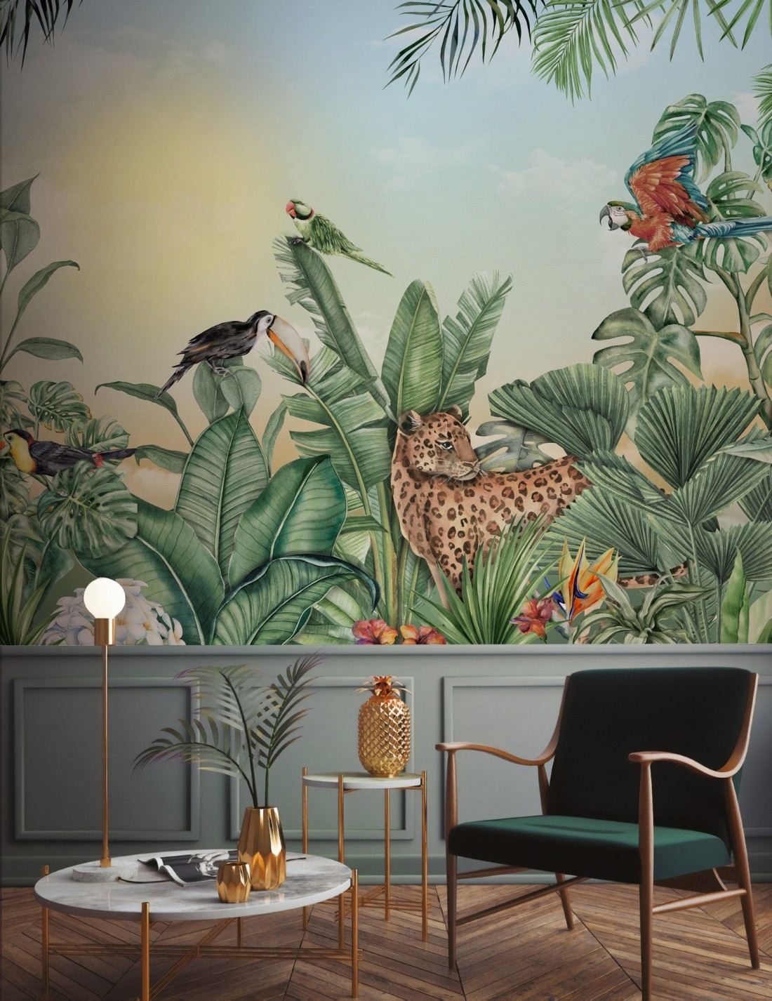 Vintage Tropical Wallpapers