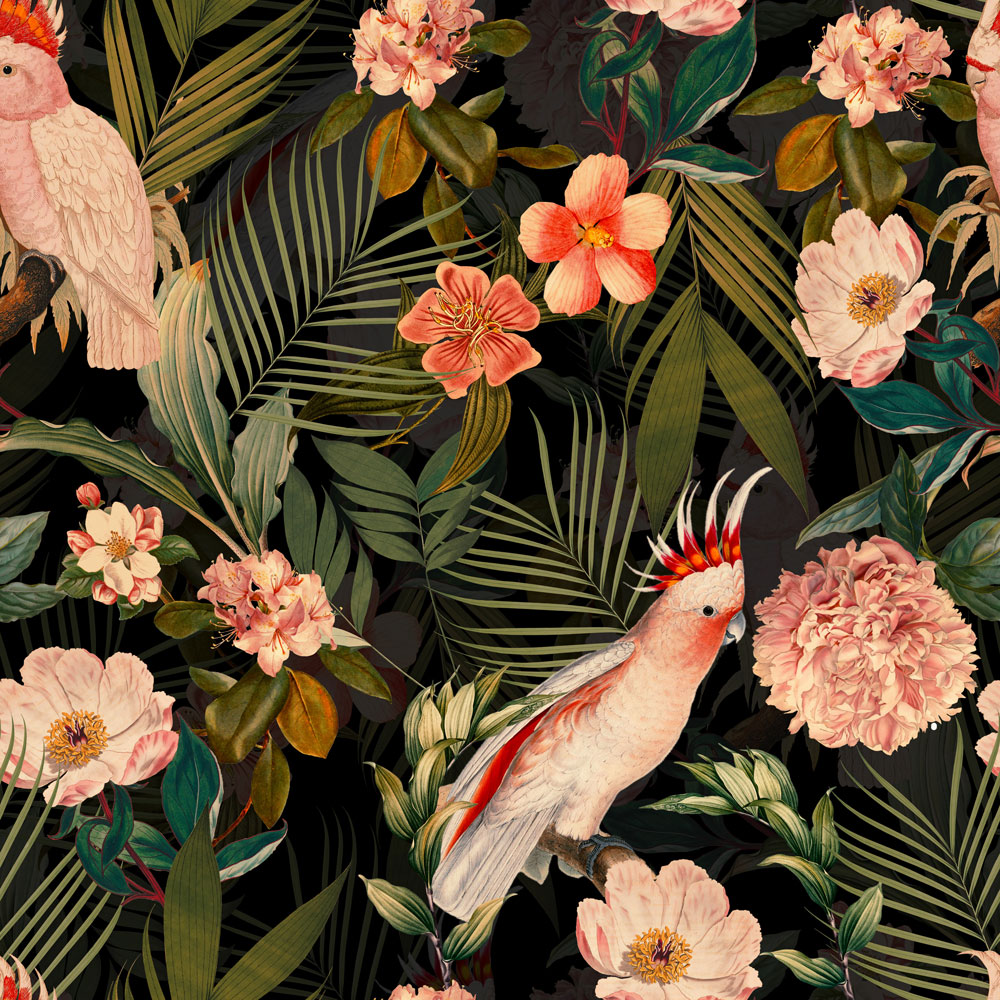 Vintage Tropical Wallpapers