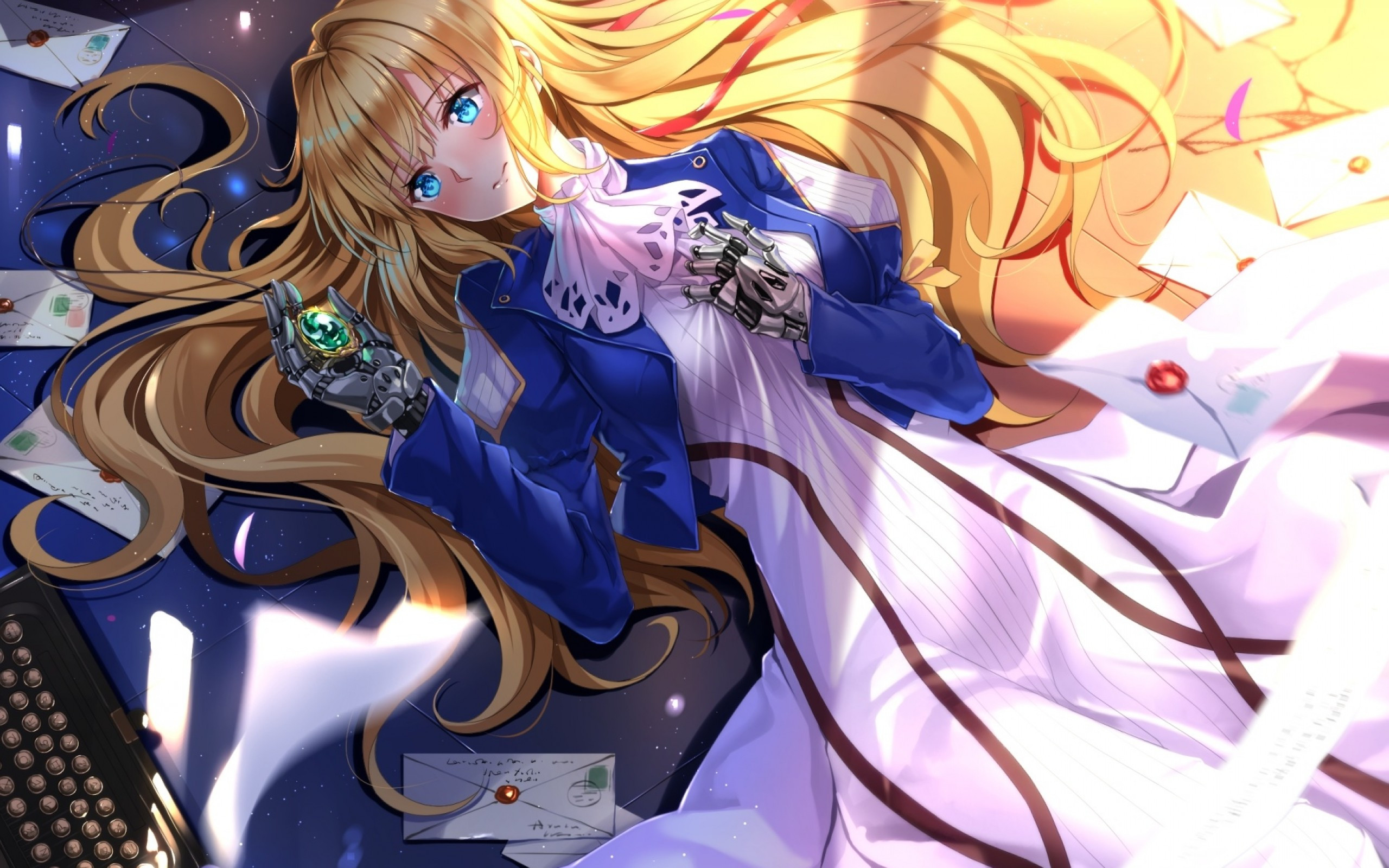 Violet Evergarden Blue Eyes Wallpapers