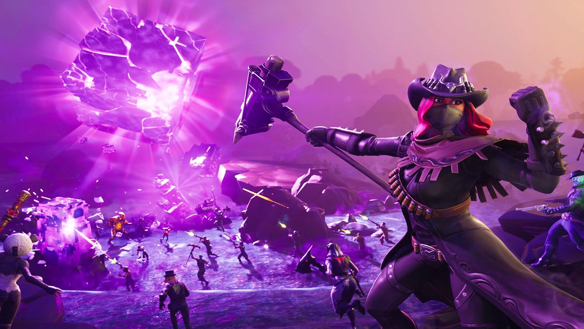 Violet Fortnite Wallpapers