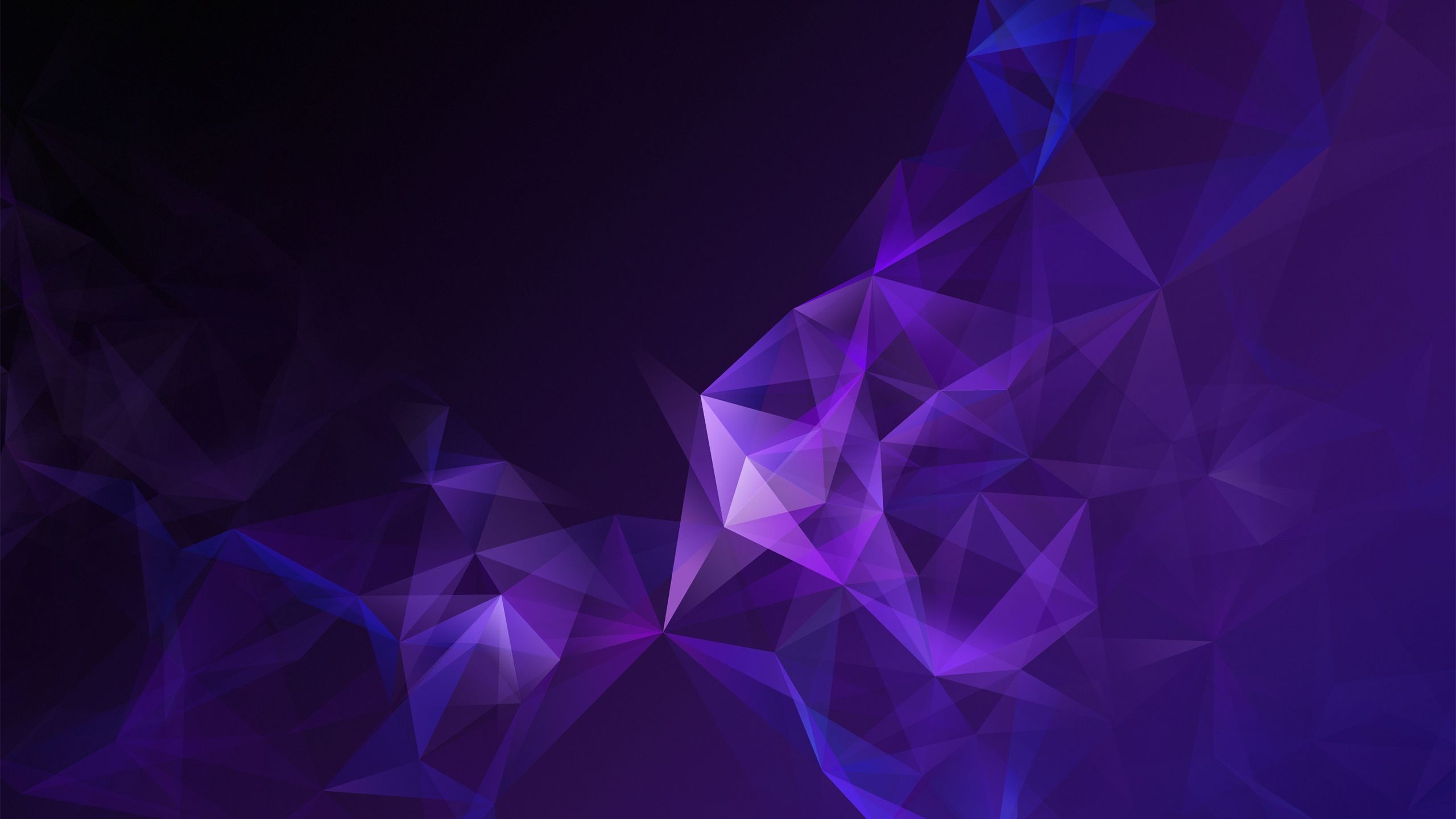 Violet Geometric Dark Shapes Wallpapers