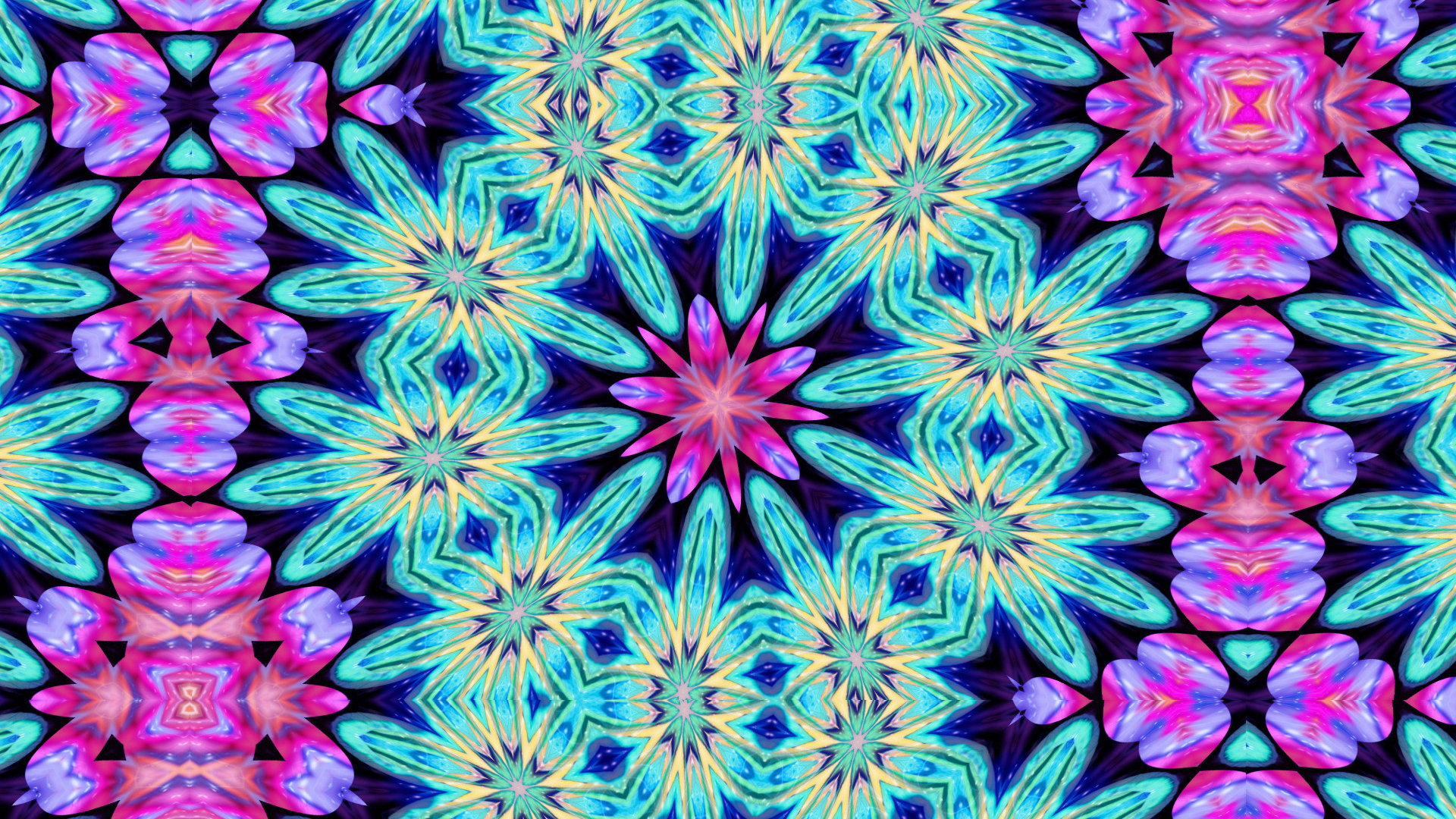 Violet Kaleidoscope Digital Art Wallpapers