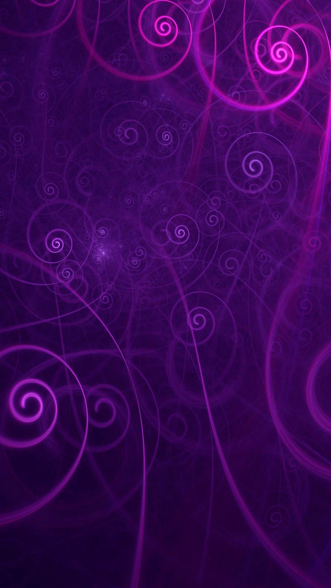 Violet Pink Circle Design Wallpapers