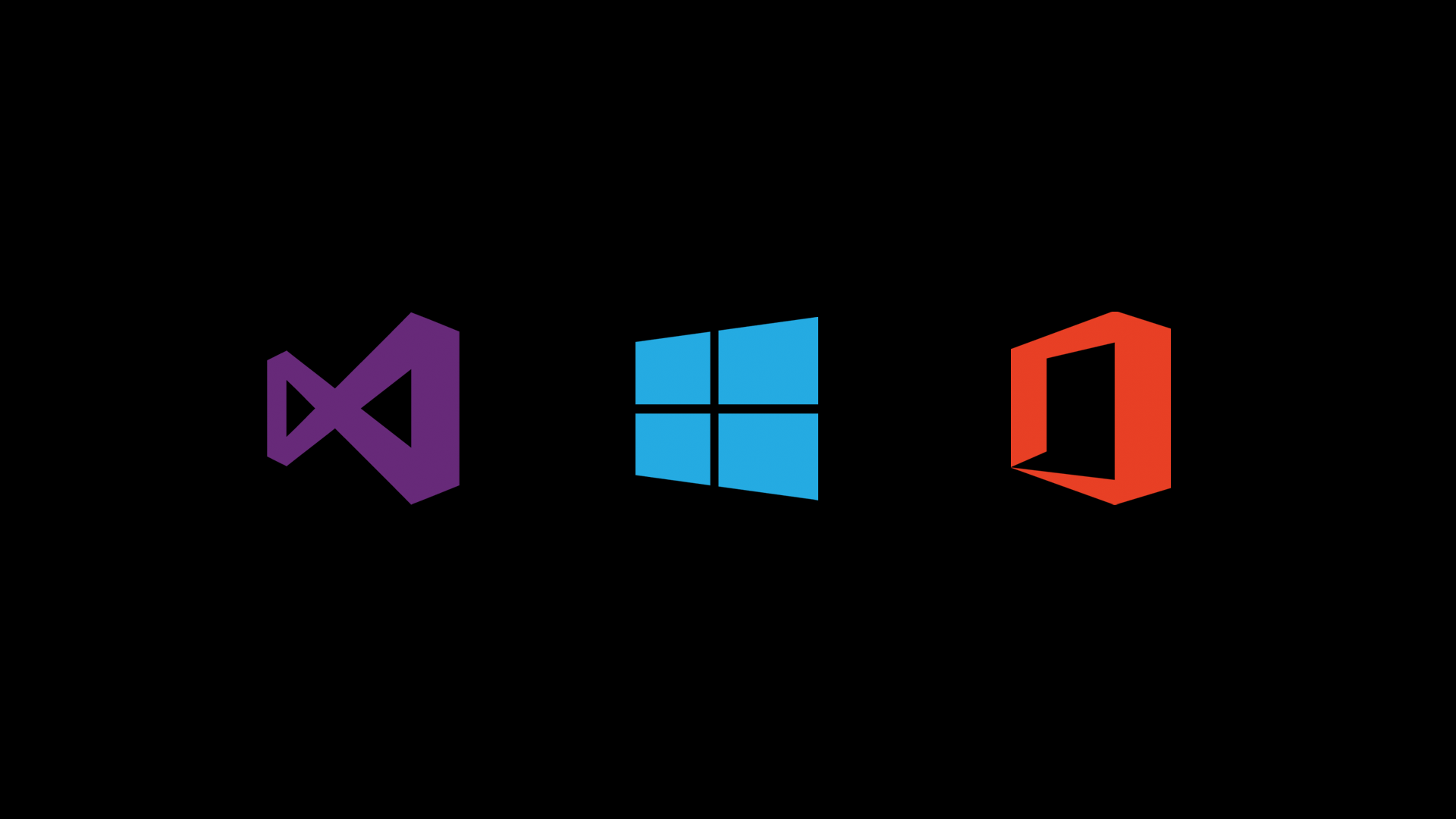 Обои Windows. Visual Studio логотип. Visual Studio обои. Оригинальные обои виндовс 10.