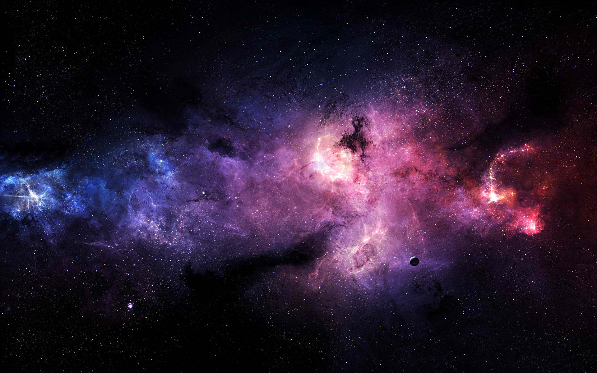 Vivaldi Stars Galaxy Artwork Wallpapers