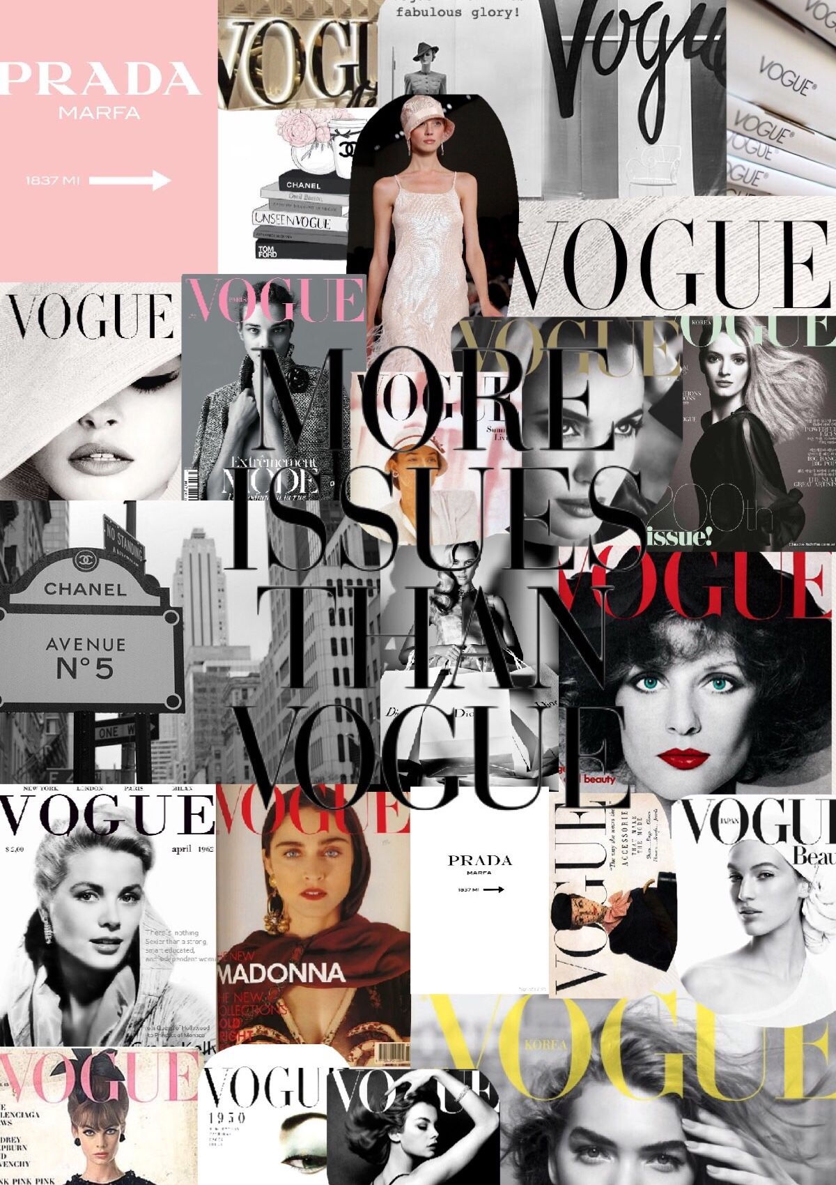 Vogue Collage Wallpapers