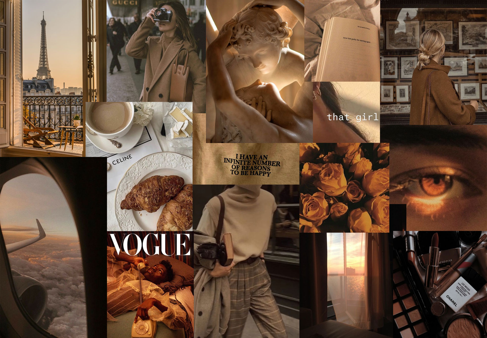 Vogue Collage Wallpapers