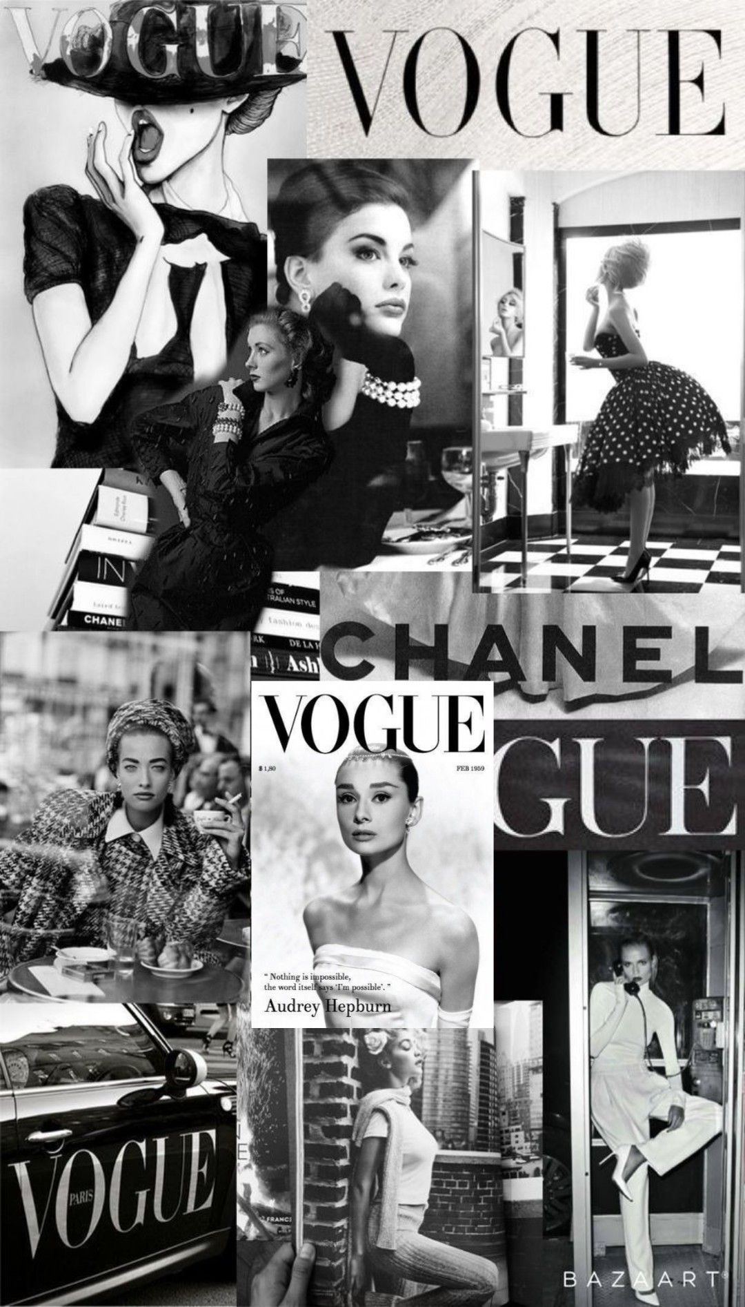 Vogue Collage Wallpapers