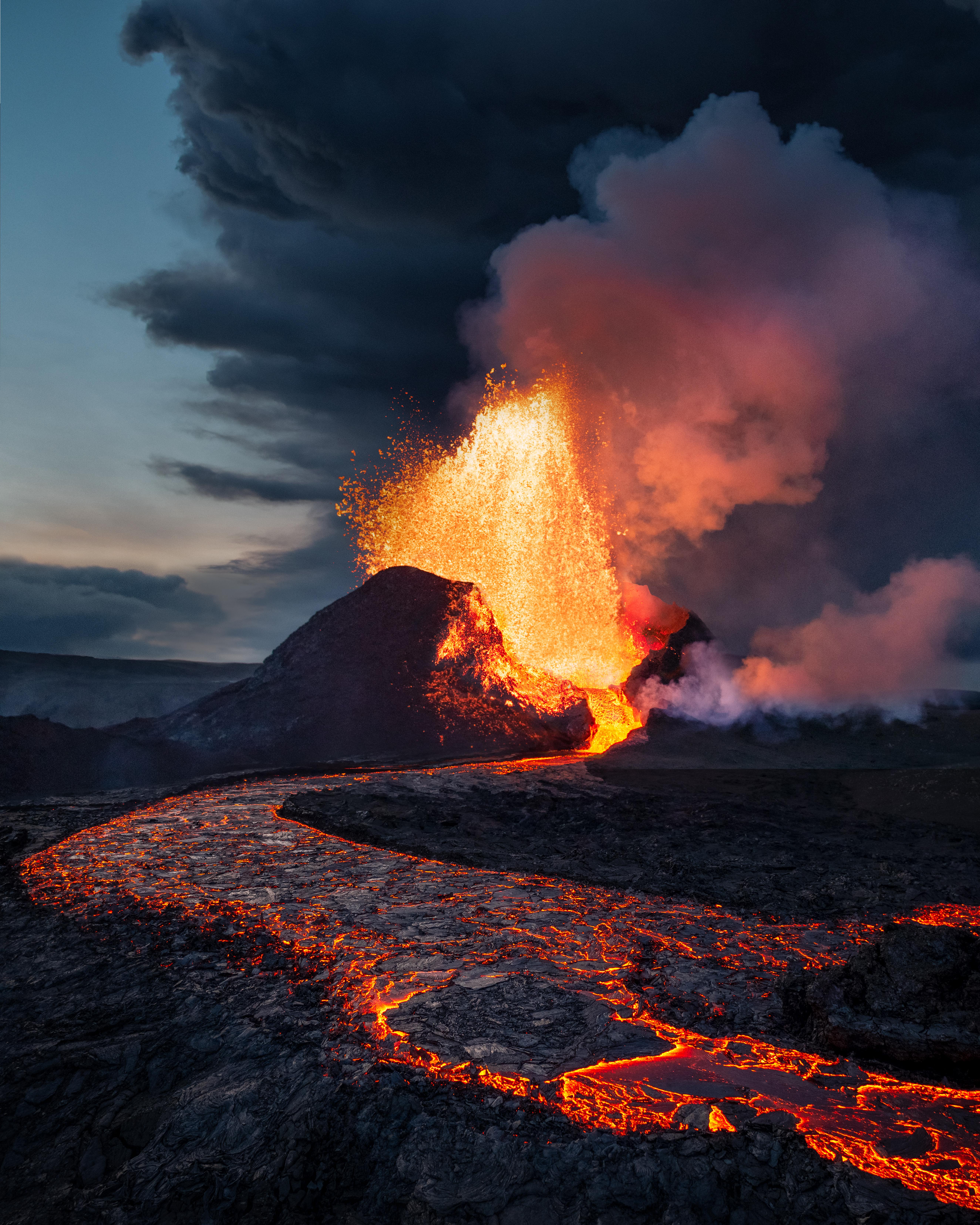 Volcanic Eruption At Geldingadalir Wallpapers