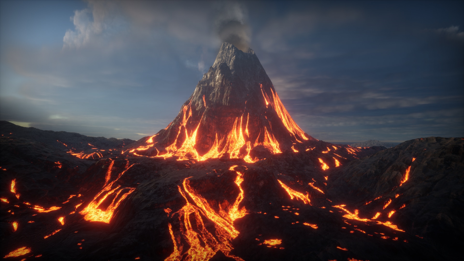 Volcanic Rock 8K Landscape Wallpapers