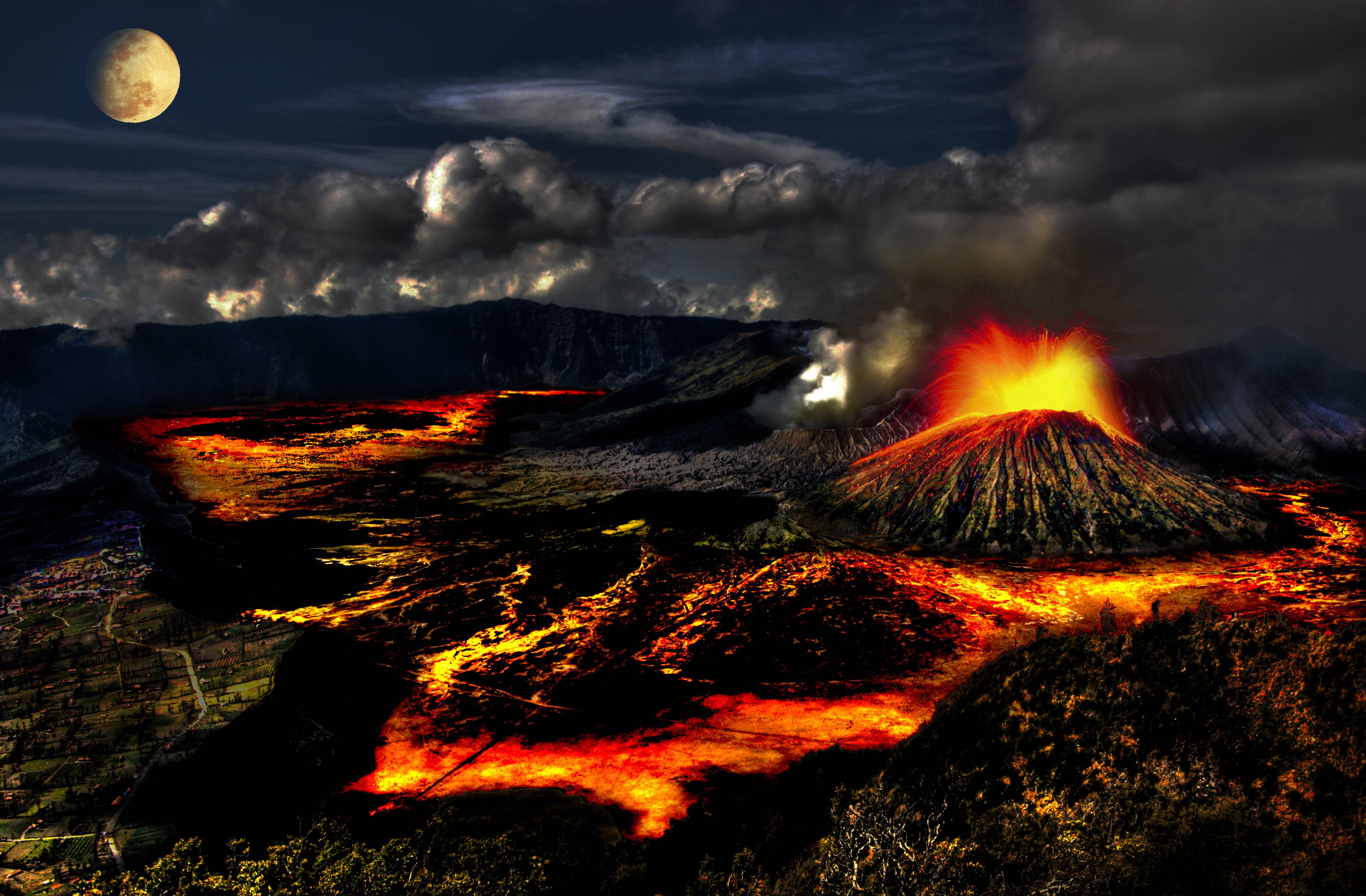 Volcano Hd Lava Wallpapers