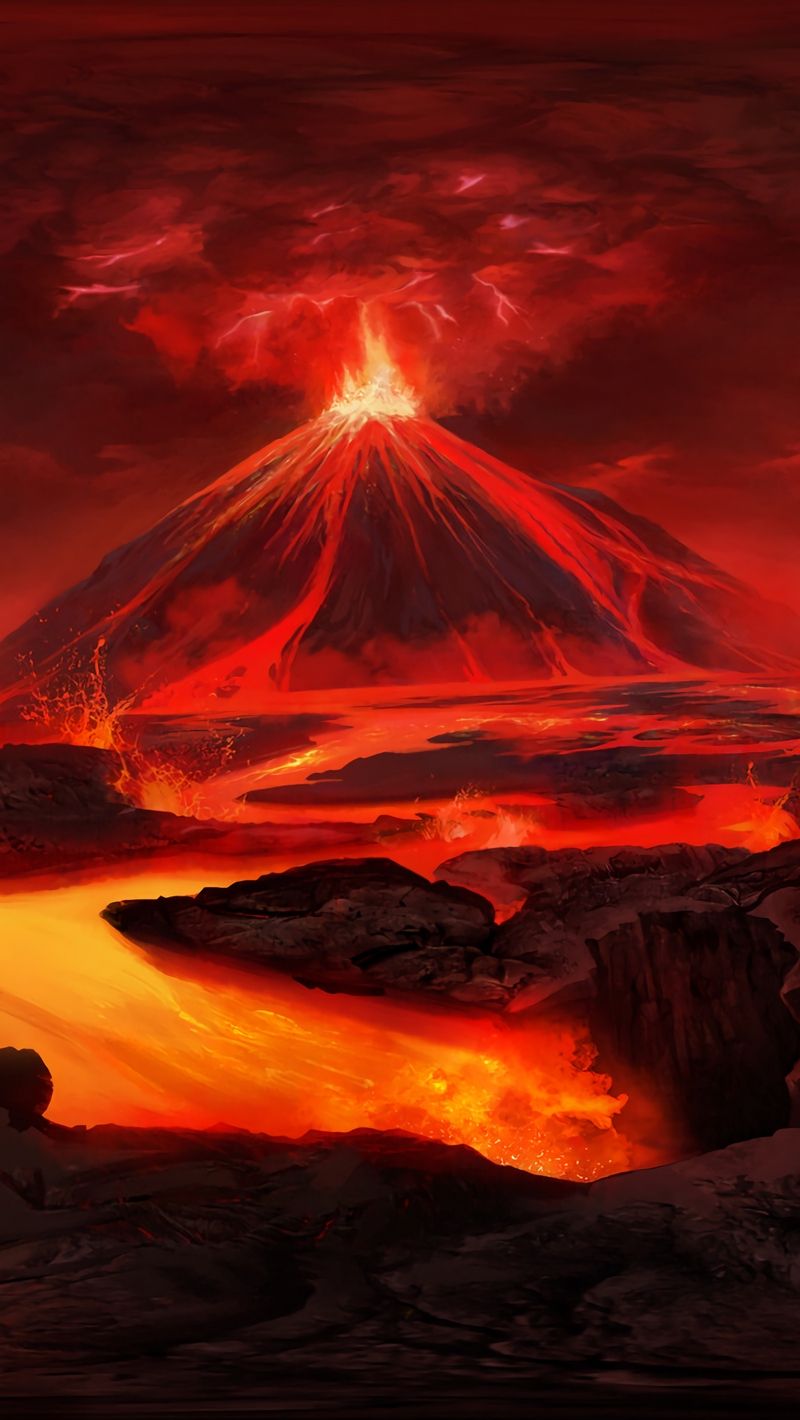 Volcano Iphone Wallpapers