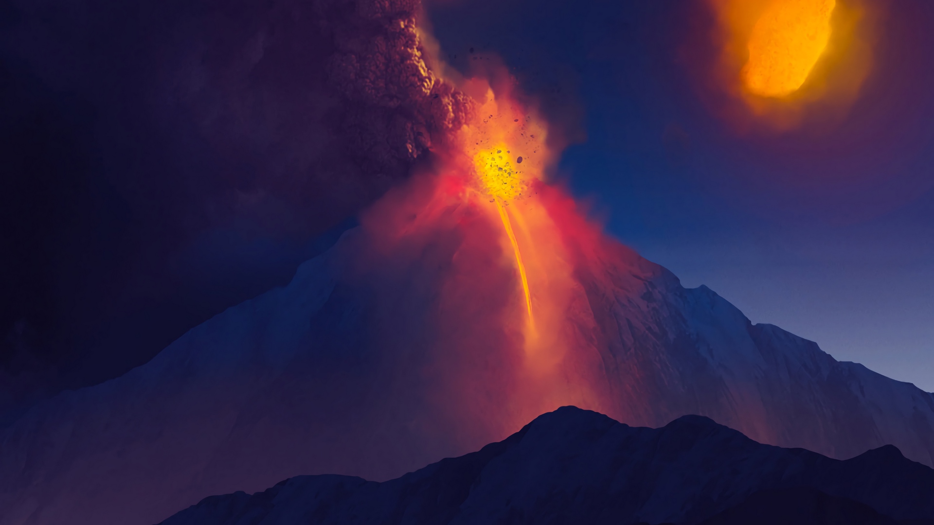 Volcano Mountains Wallpapers