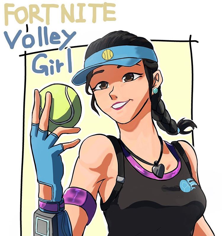 Volley Girl Fortnite Wallpapers