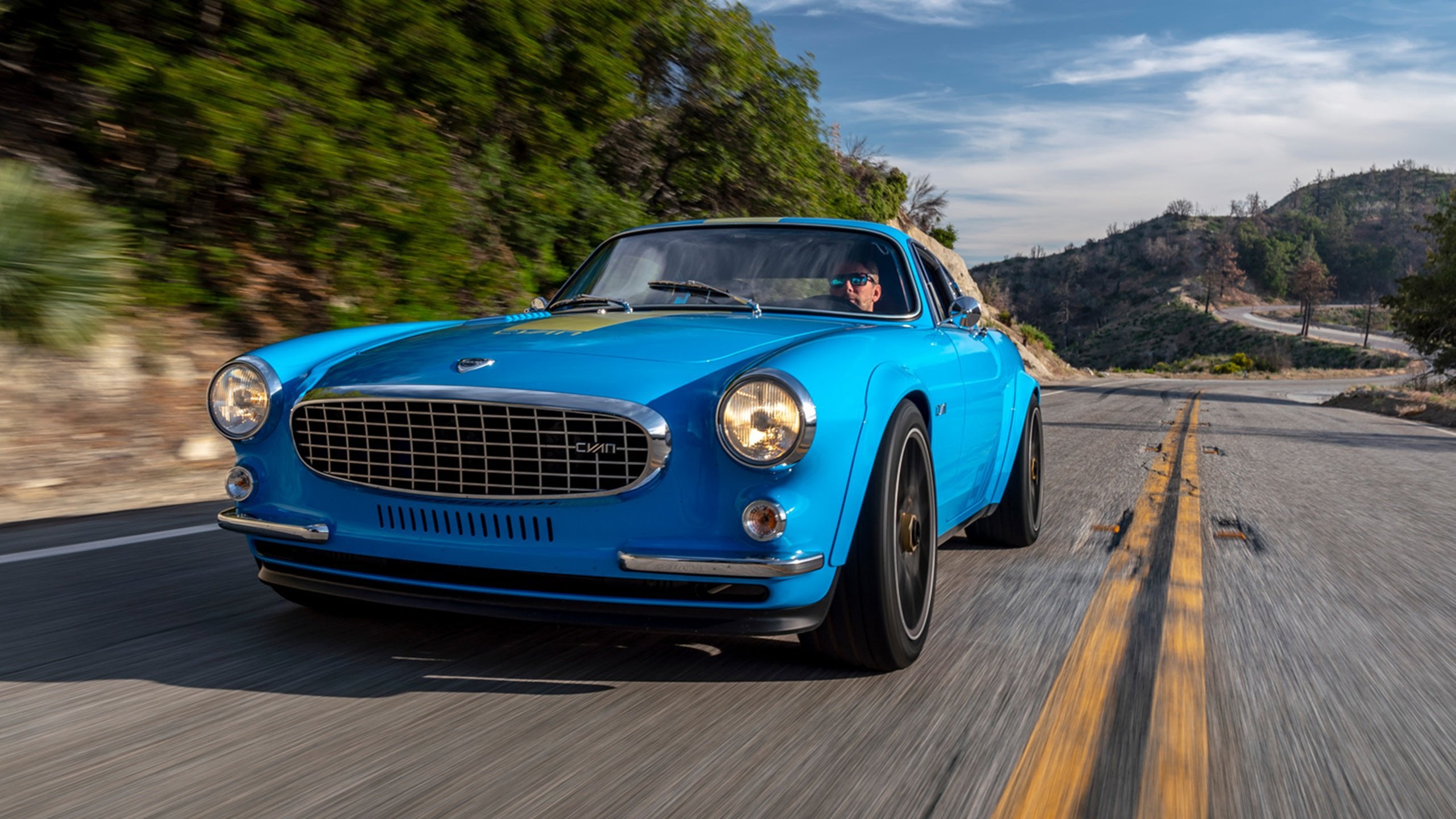 Volvo P1800 Cyan Wallpapers