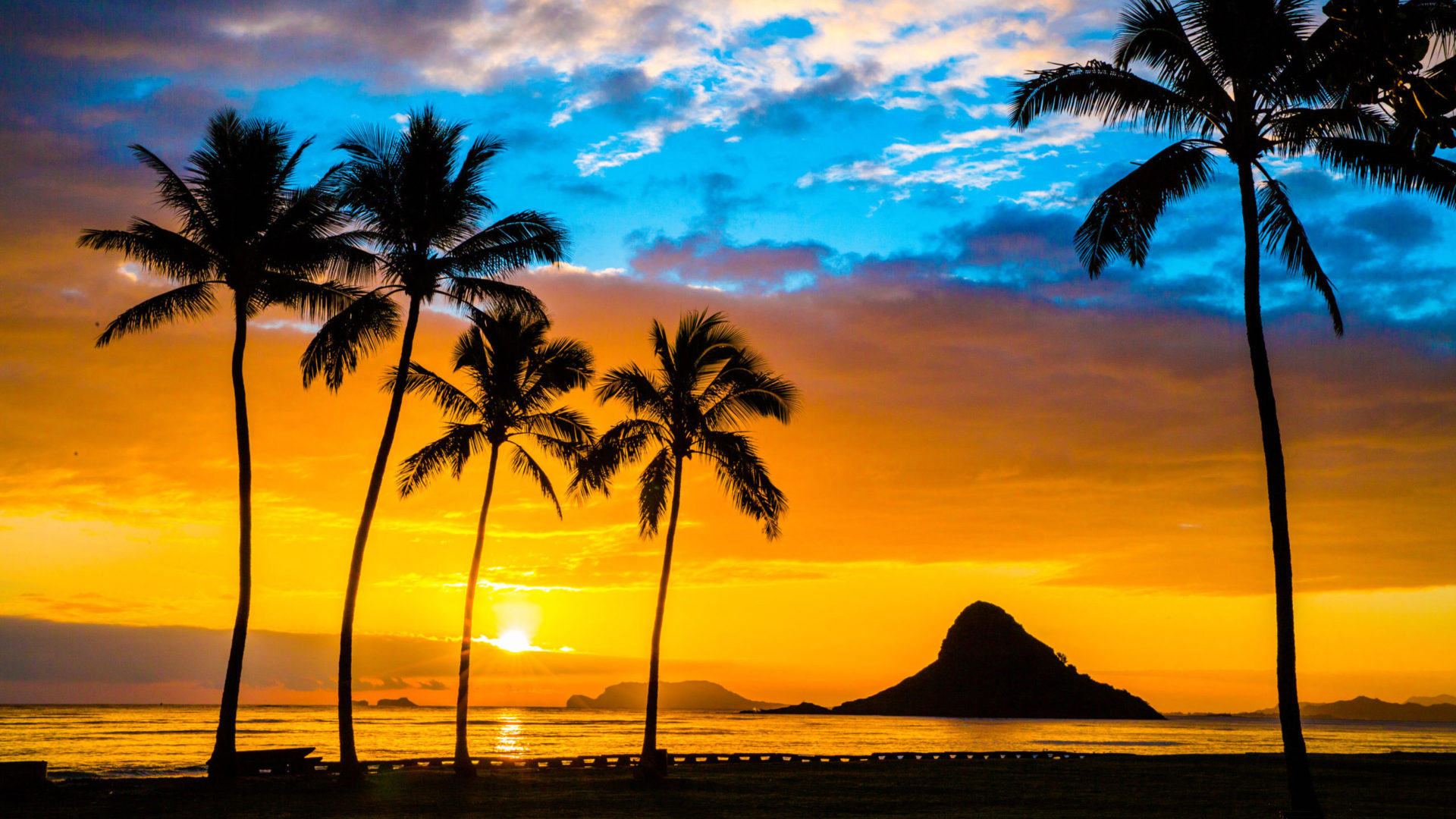 Waikiki Beach Sunset Wallpapers