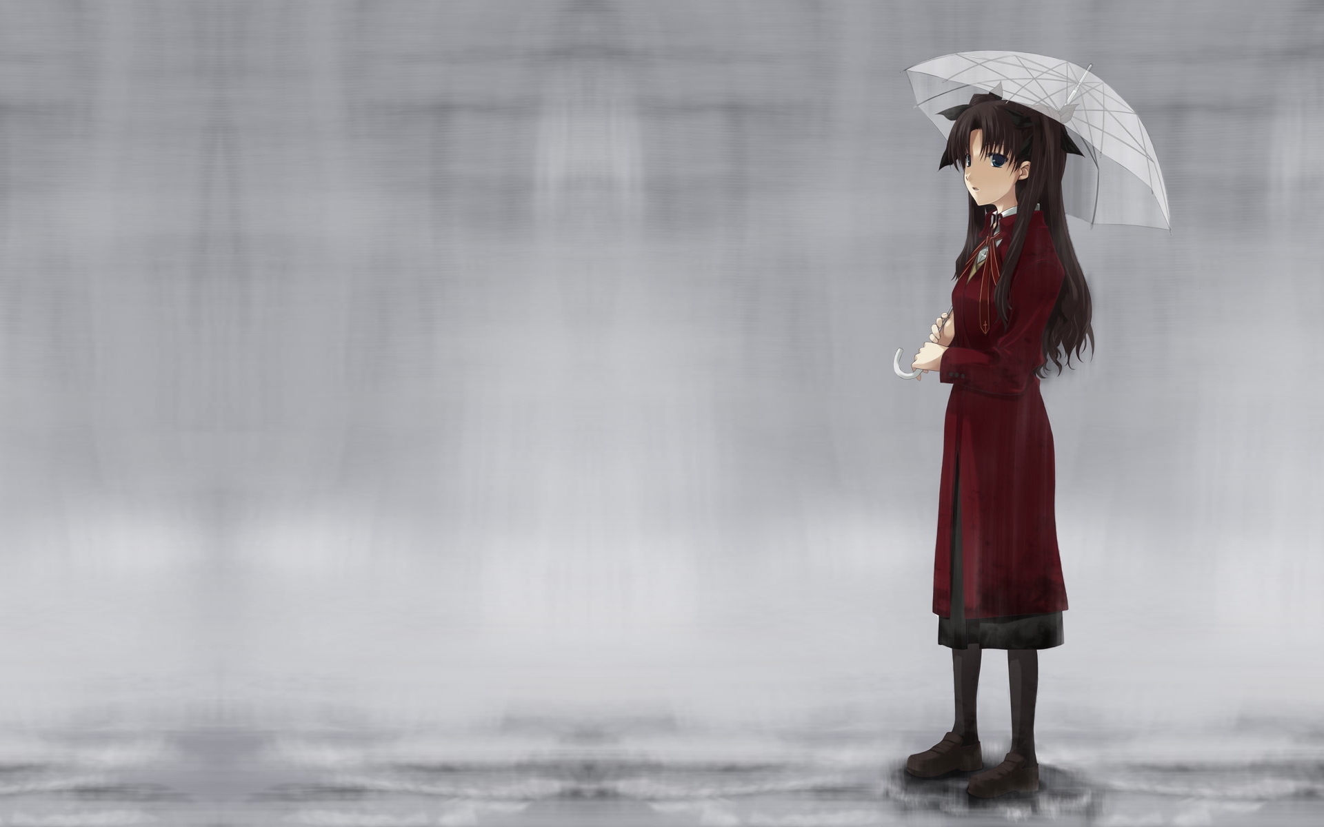 Walking Alone In The Rain Wallpapers