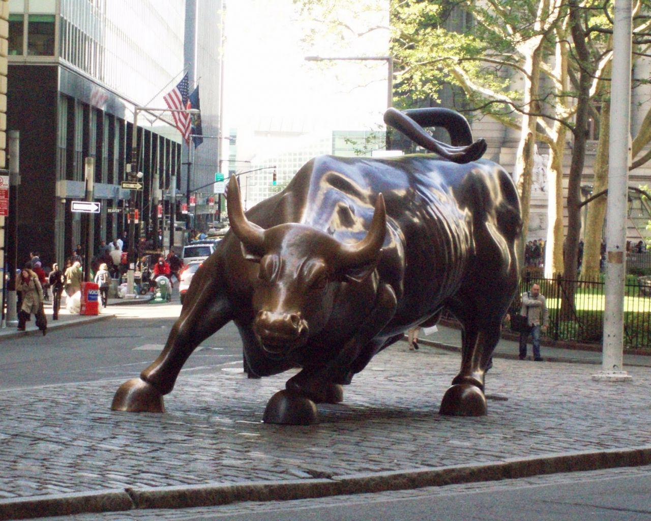 Wall Street Bull Wallpapers