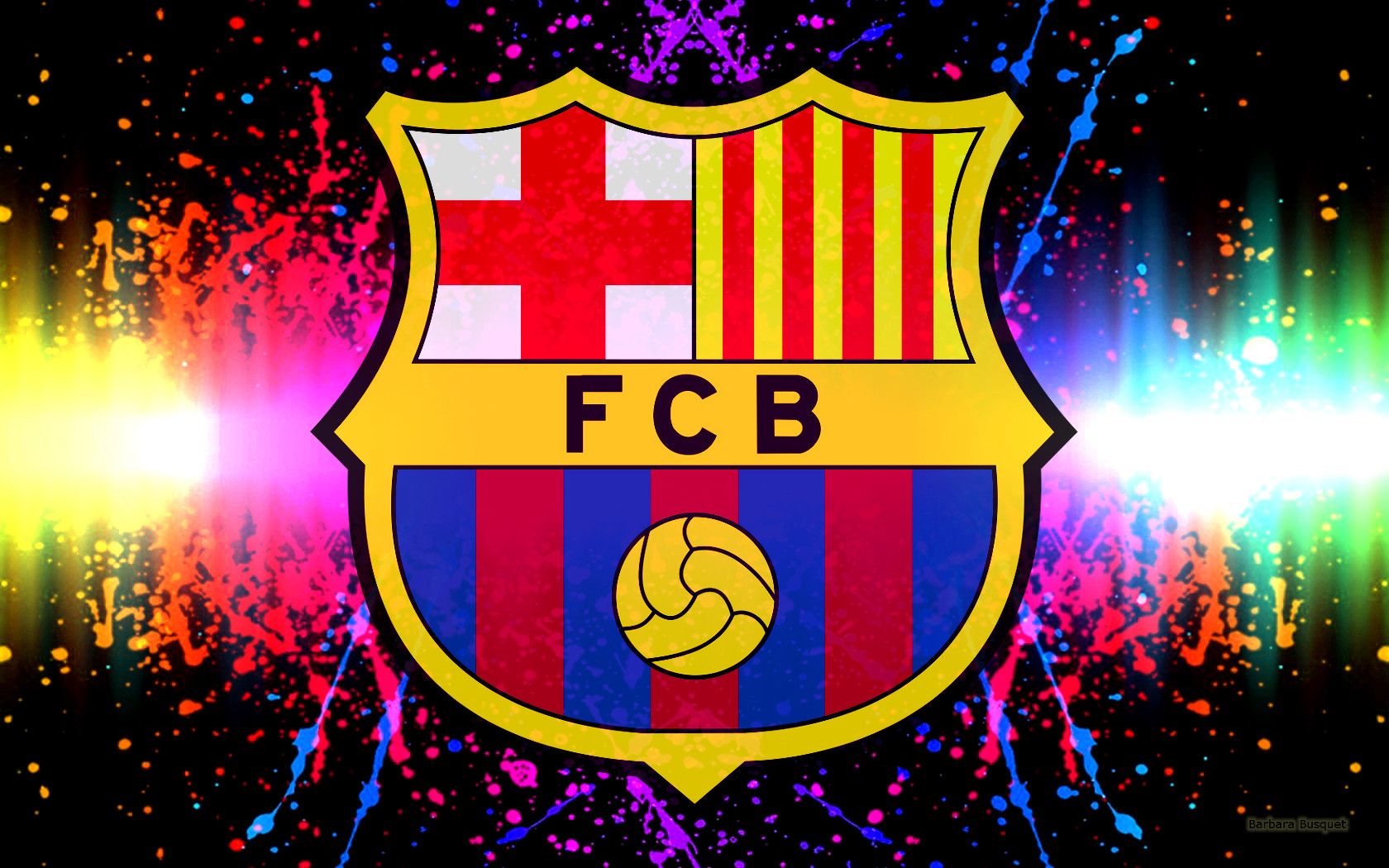 Wallpaper Barcelona Logo Wallpapers