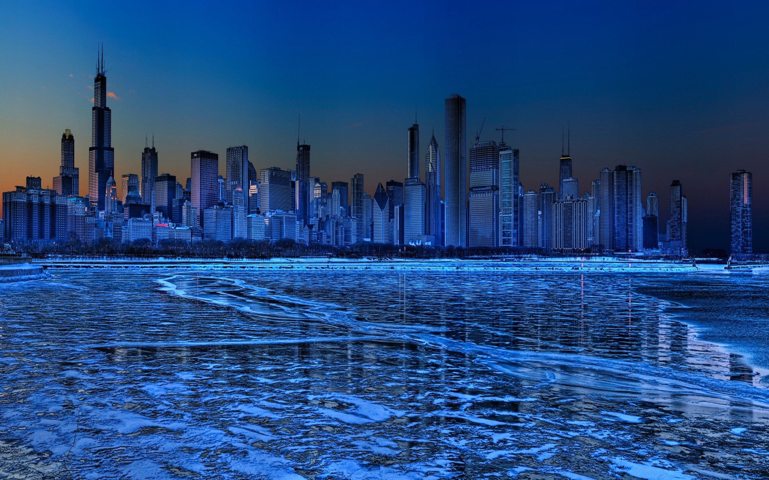 Wallpaper Chicago At Night Wallpapers