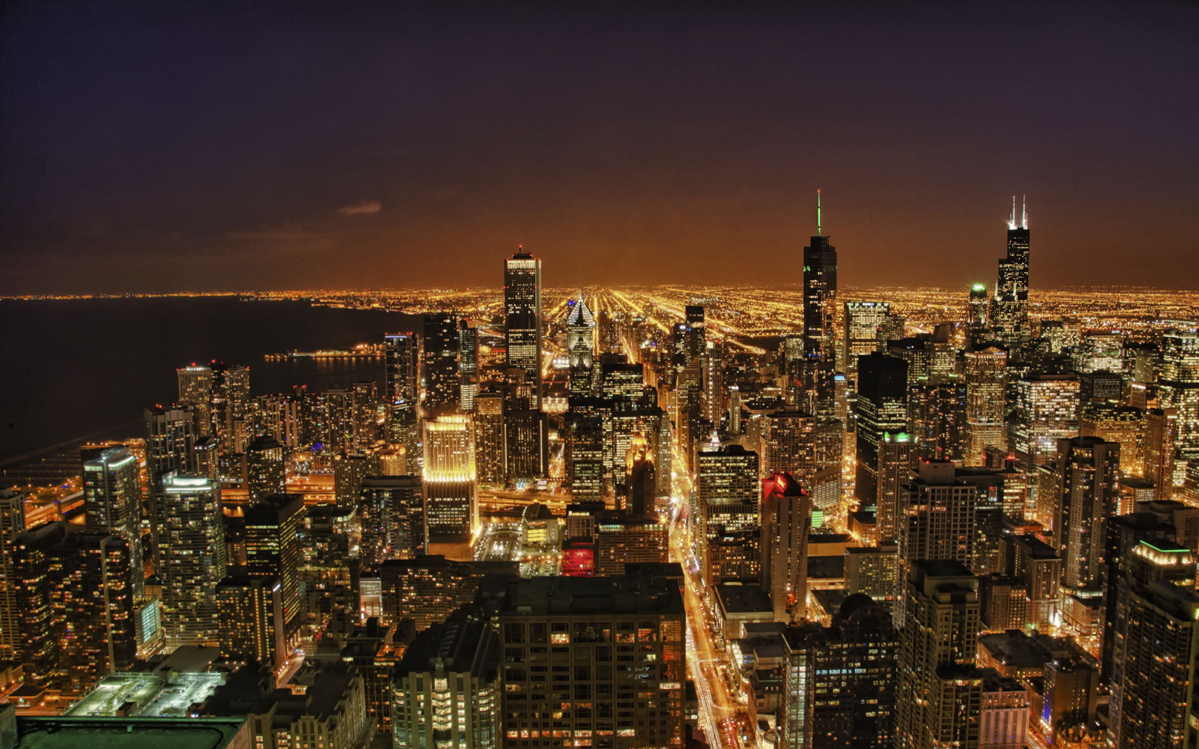 Wallpaper Chicago At Night Wallpapers