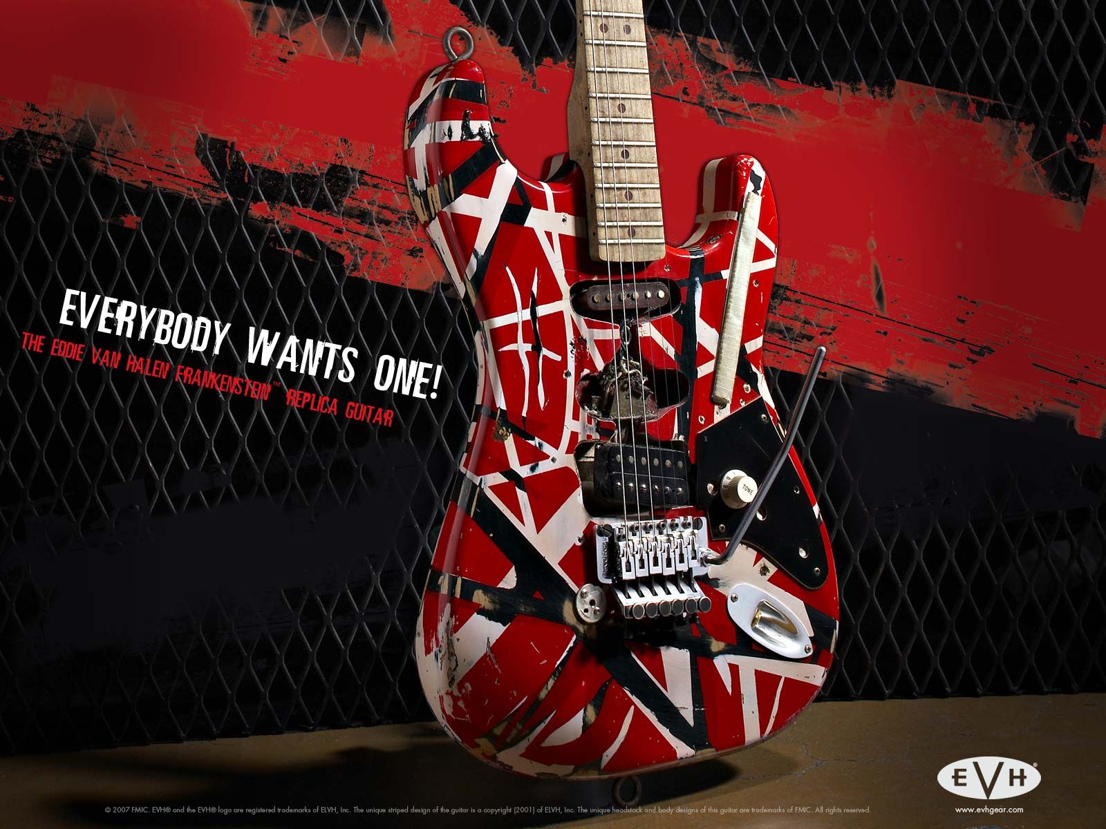 Wallpaper Eddie Van Halen Frankenstrat Wallpapers