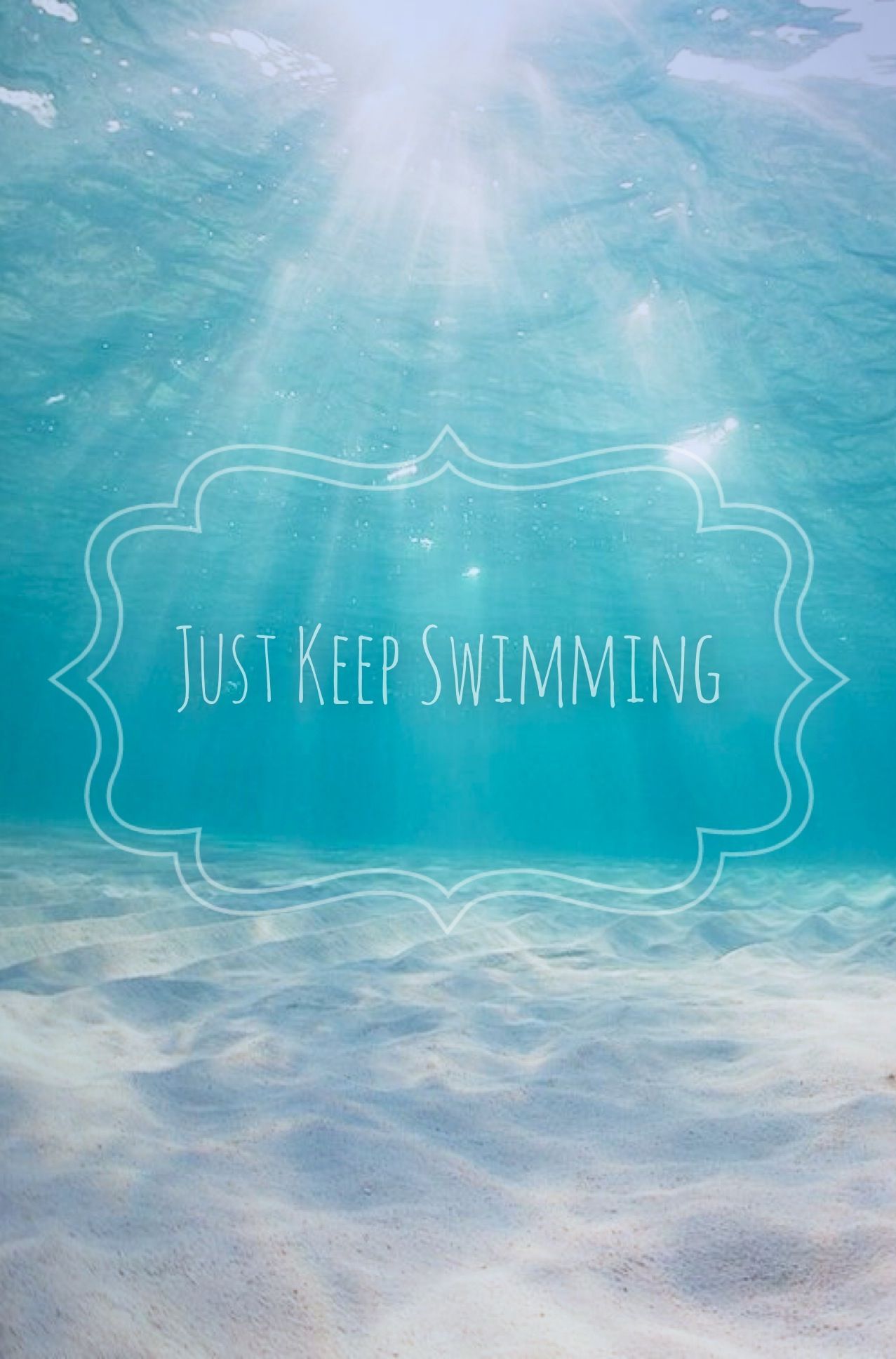 Wallpaper Just Keep Swimming Quote Wallpapers