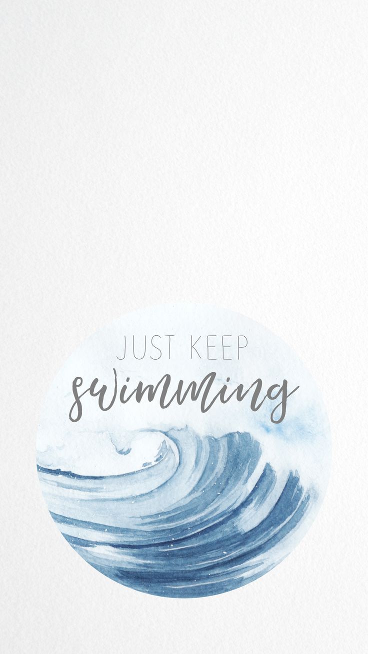 Wallpaper Just Keep Swimming Quote Wallpapers