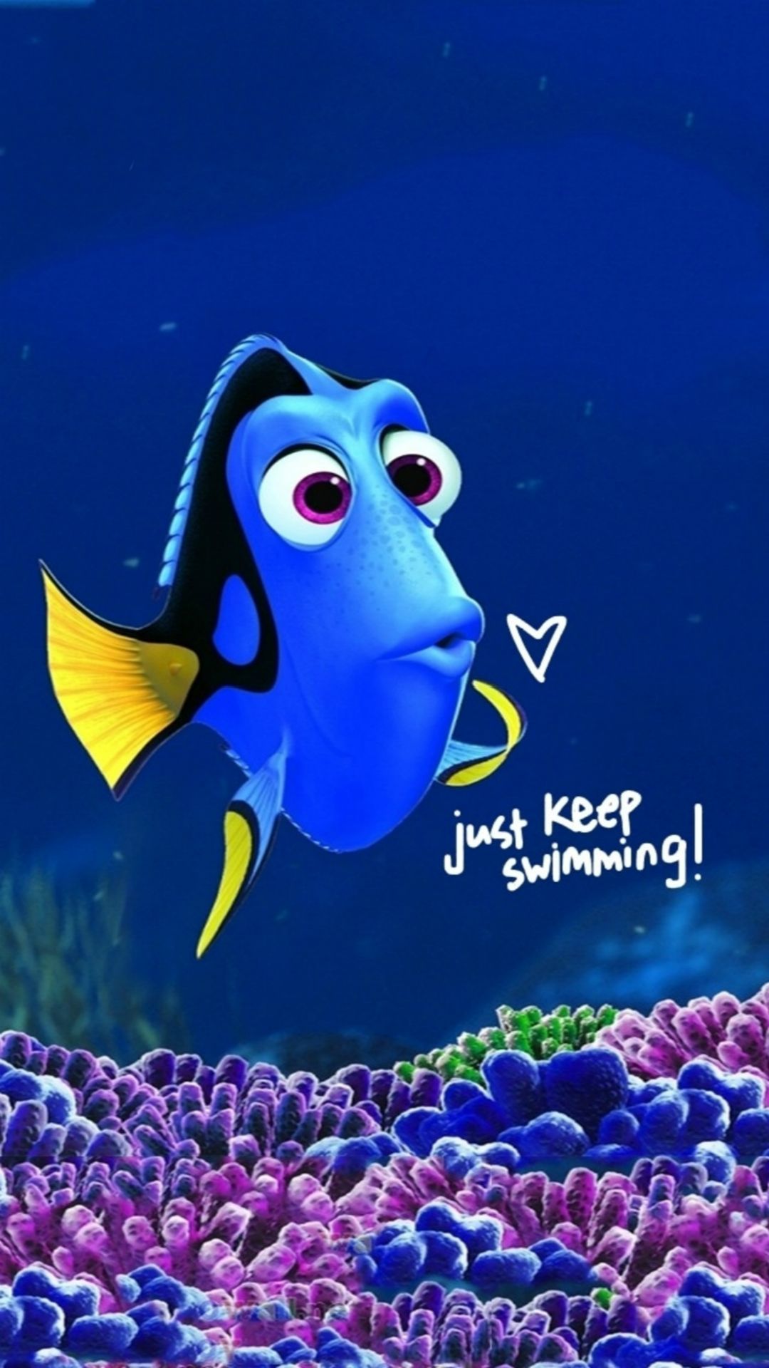 Wallpaper Just Keep Swimming Quote Wallpapers