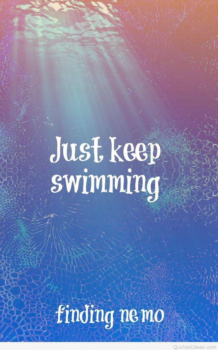 Wallpaper Just Keep Swimming Quote Wallpapers