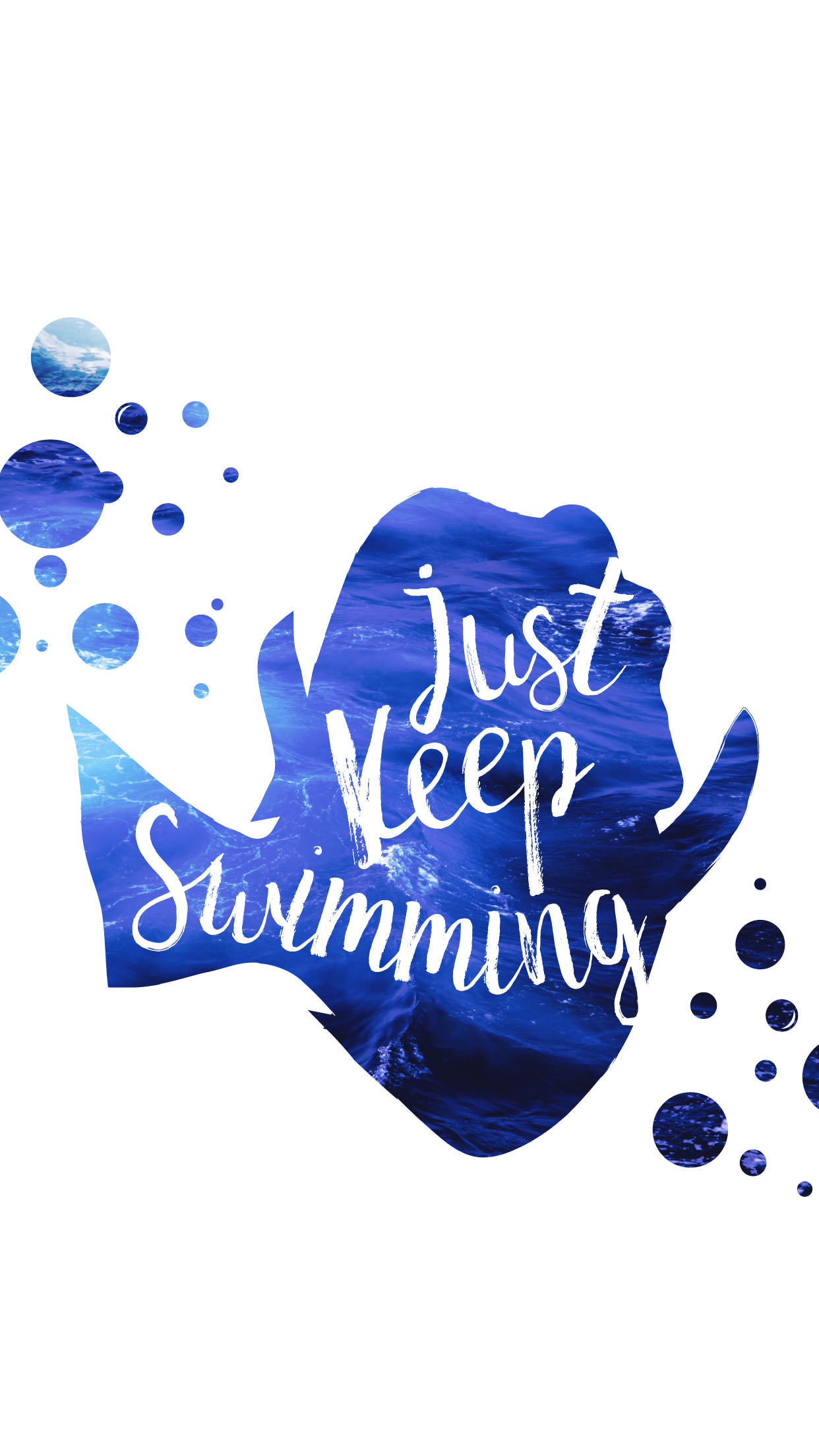 Wallpaper Just Keep Swimming Quote Wallpapers