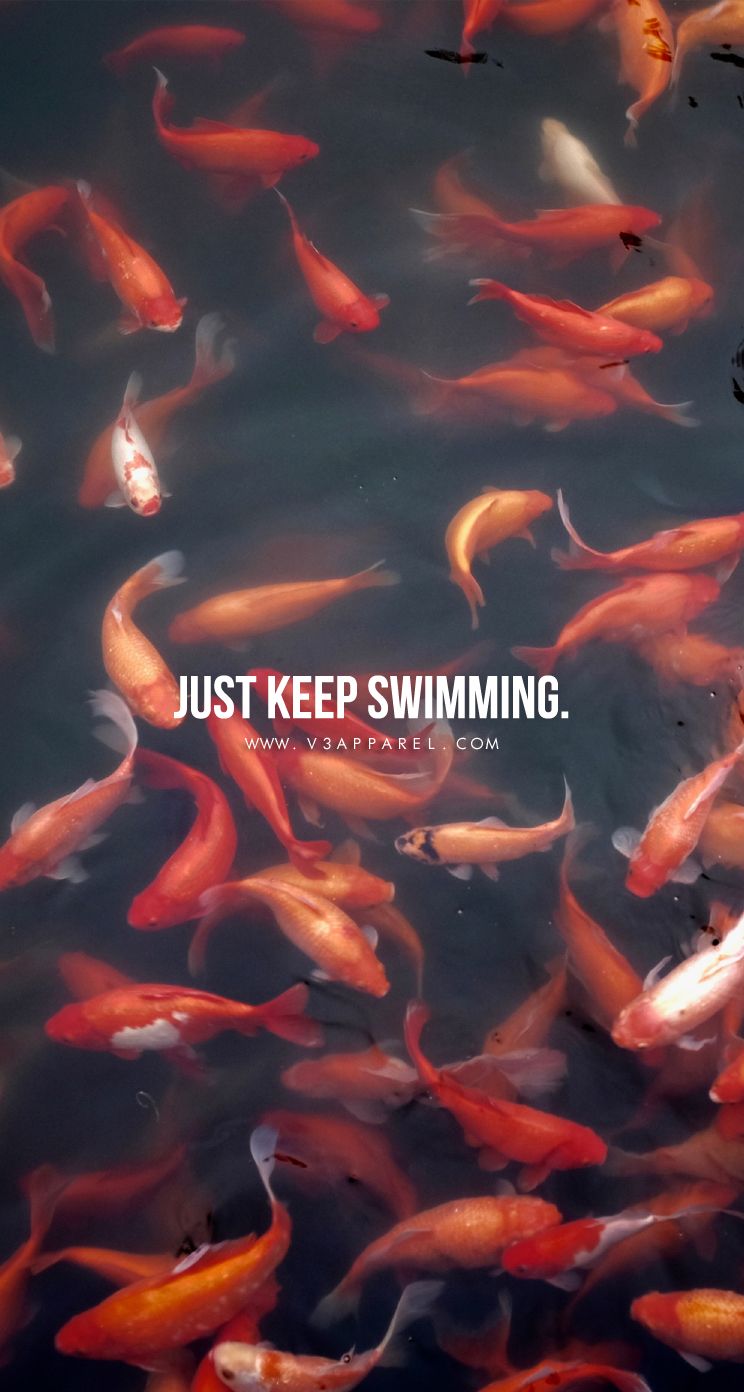 Wallpaper Just Keep Swimming Quote Wallpapers