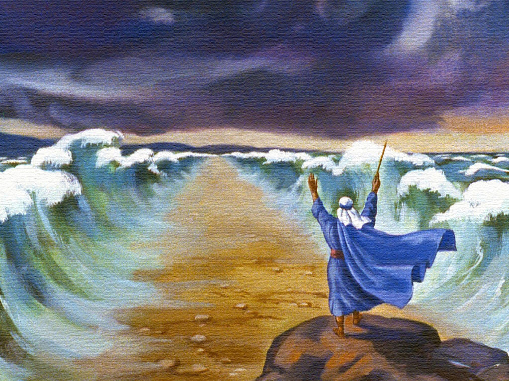 Wallpaper Moses Parting The Red Sea Wallpapers