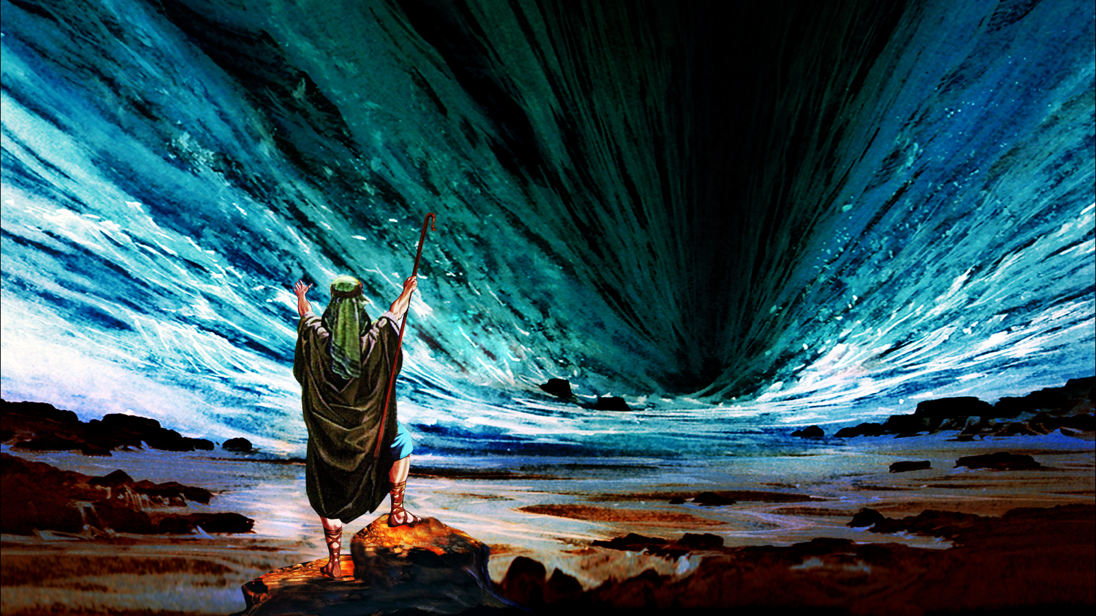 Wallpaper Moses Parting The Red Sea Wallpapers