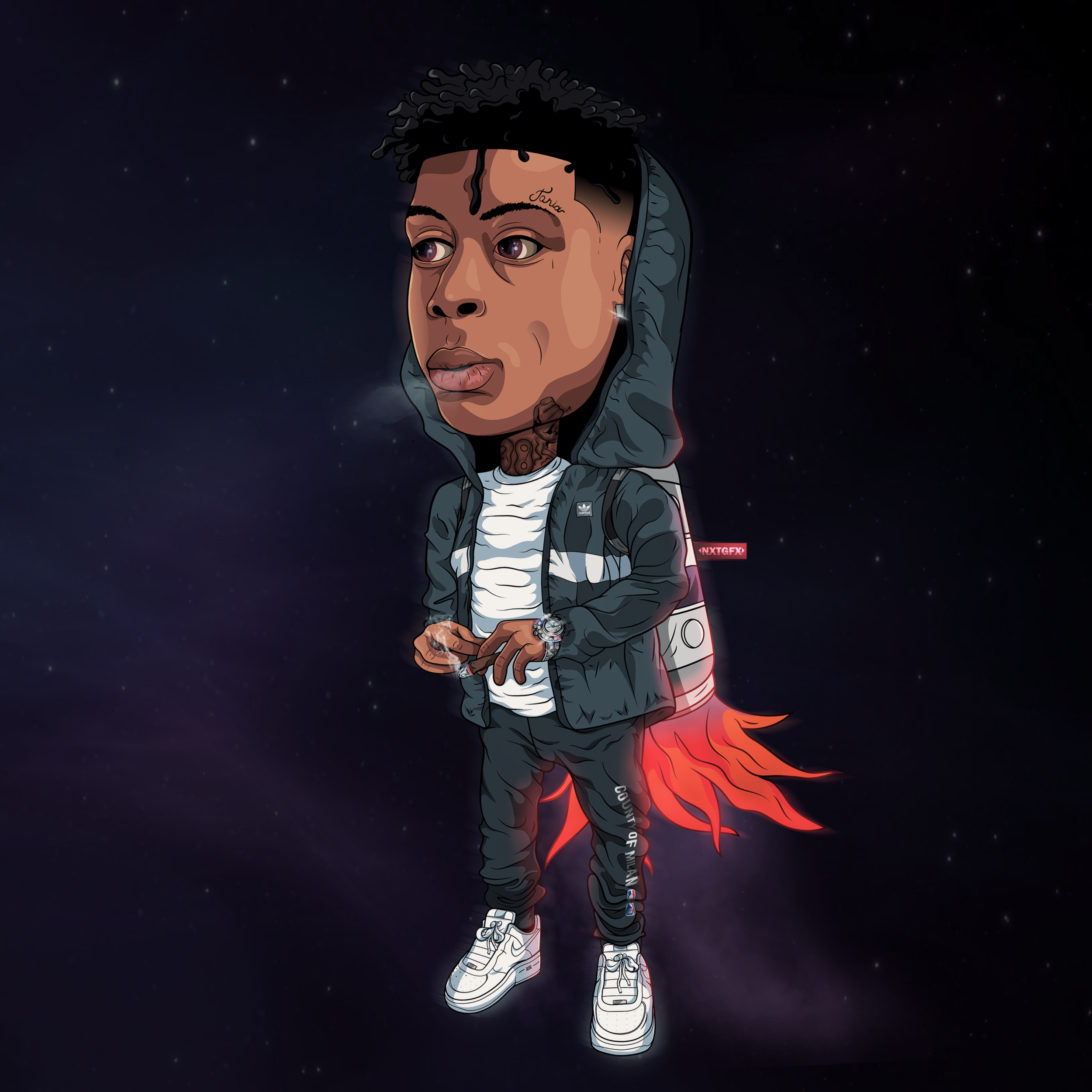 Wallpaper Nba Youngboy Cartoon Wallpapers