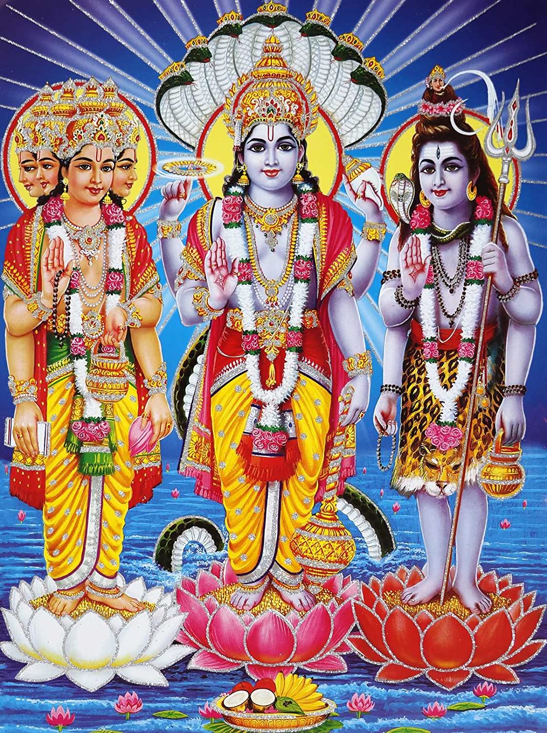 Wallpaper Of Brahma, Vishnu, And Mahesh Wallpapers