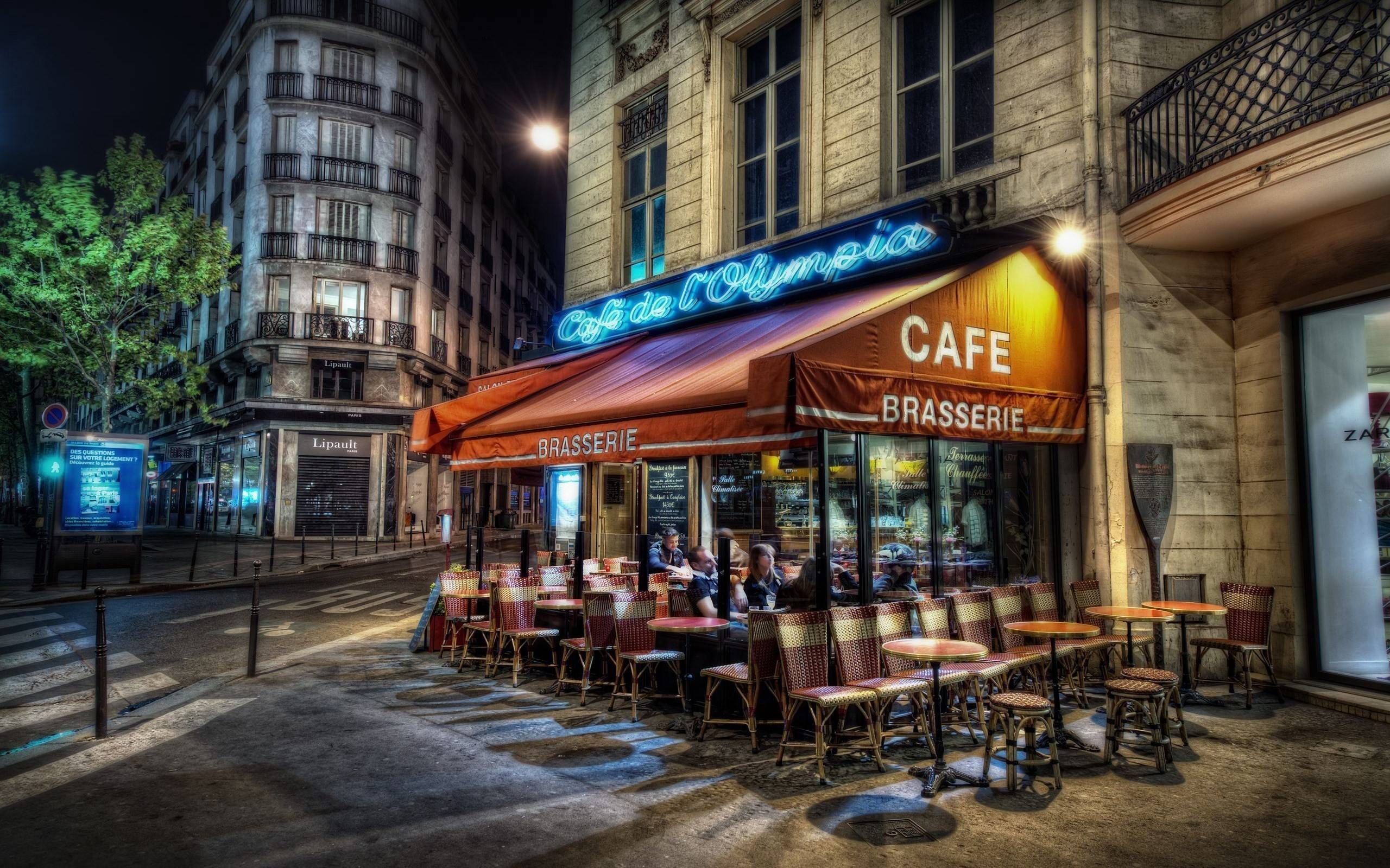 Wallpaper Paris Cafe Wallpapers