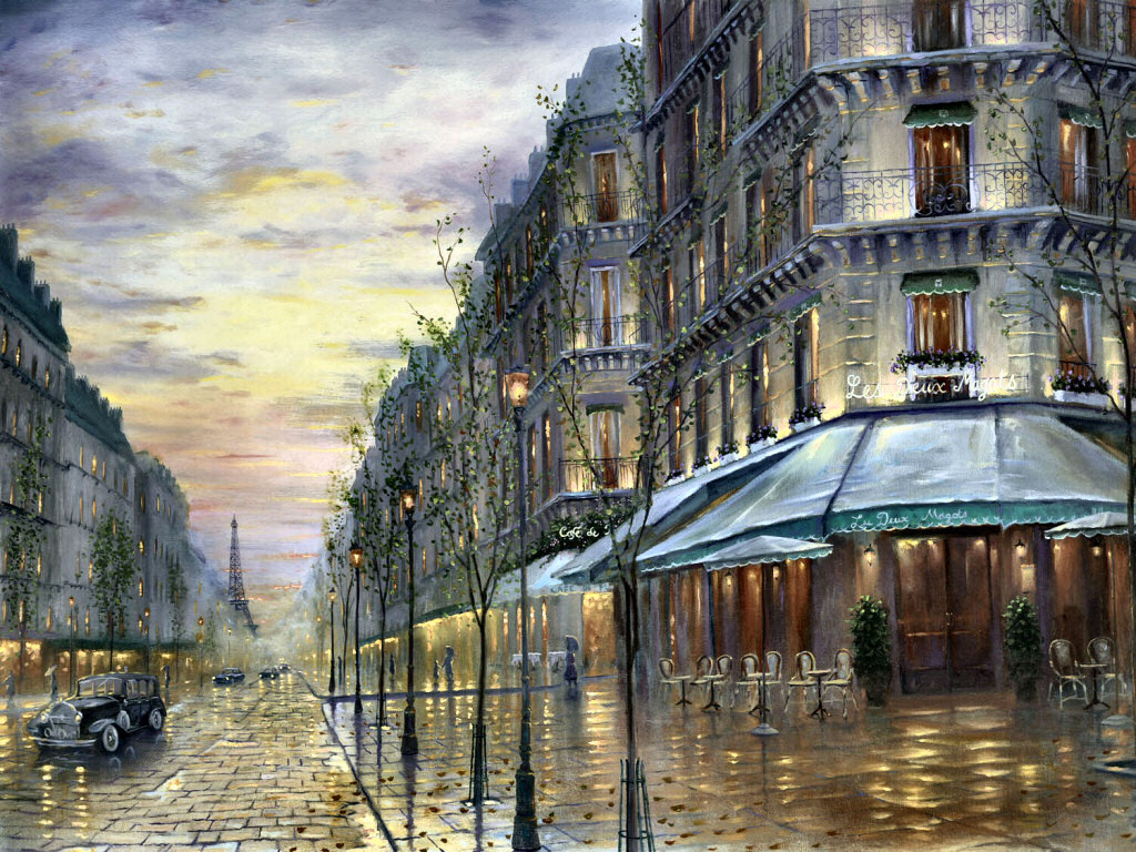 Wallpaper Paris Cafe Wallpapers