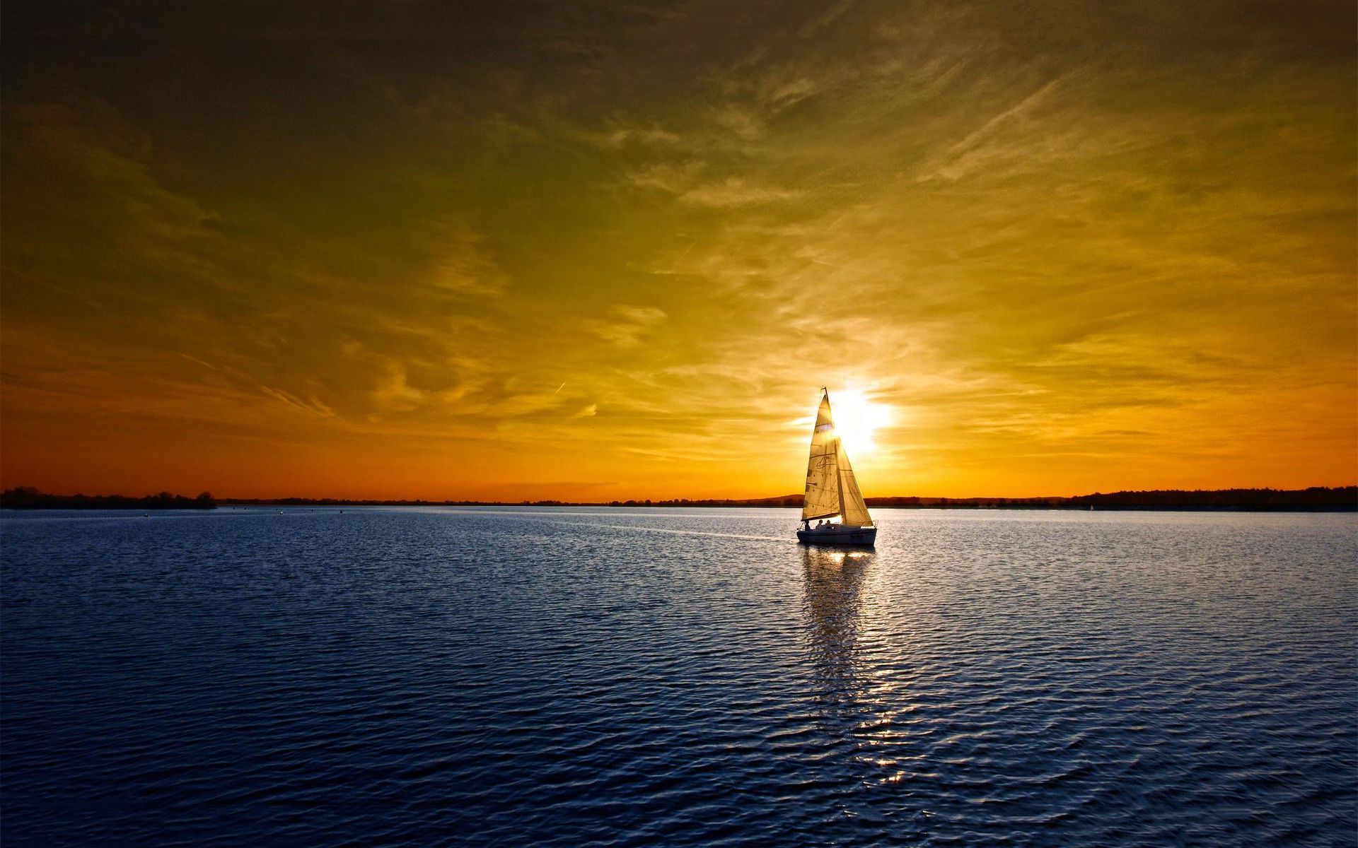 Wallpaper Sailboat Sunset Wallpapers