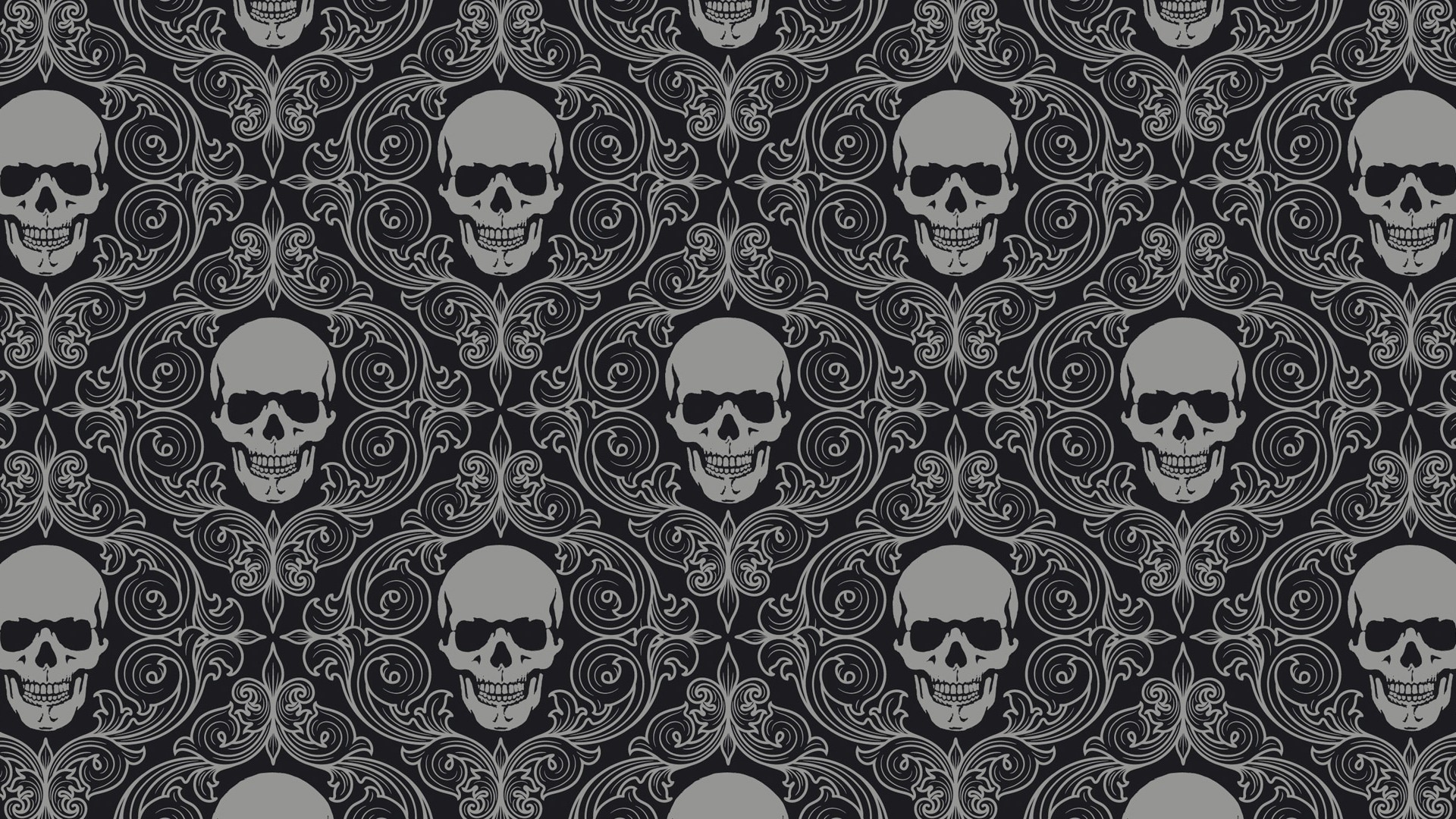 Wallpaper Skull Background