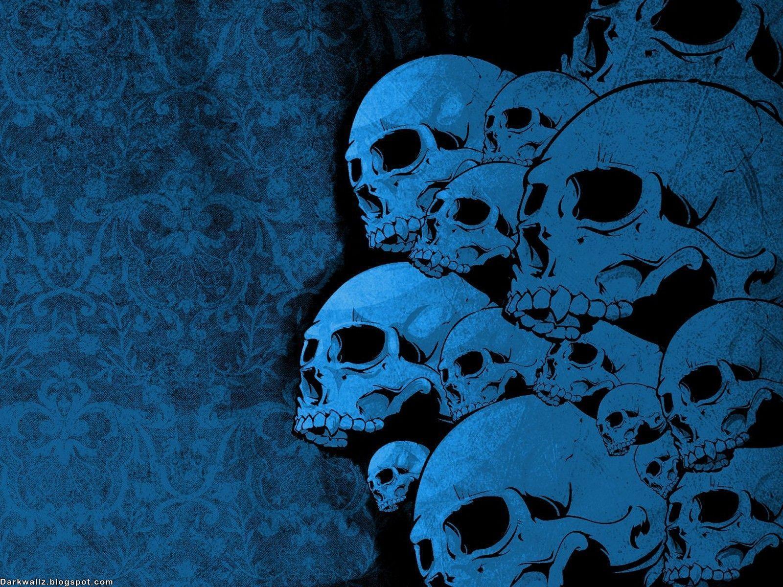 Wallpaper Skull Background