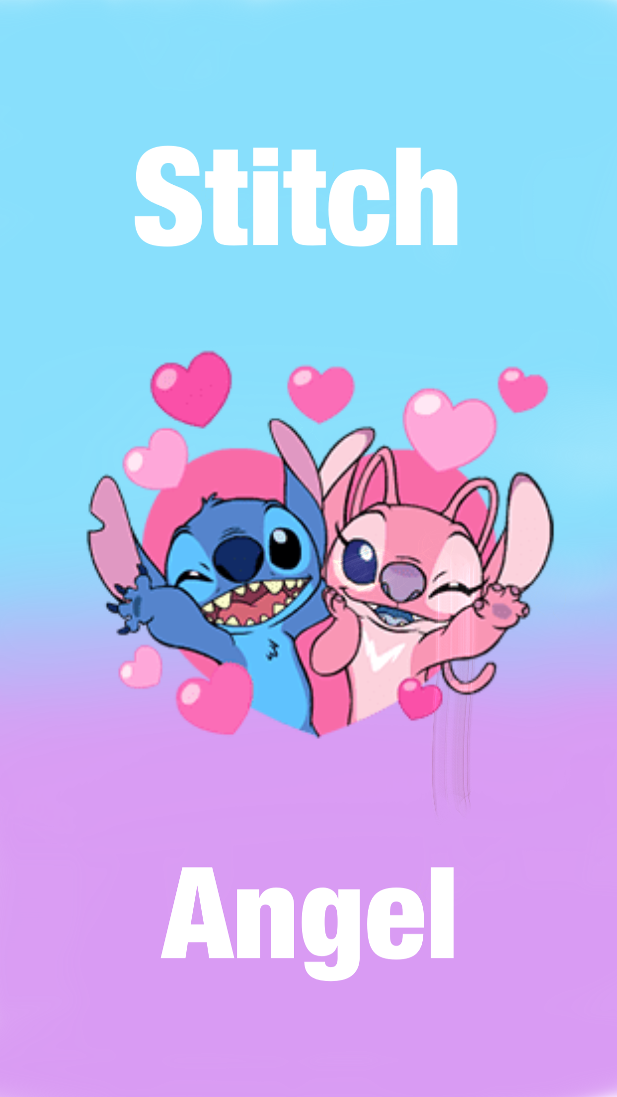 Wallpaper Stitch And Angel Wallpapers