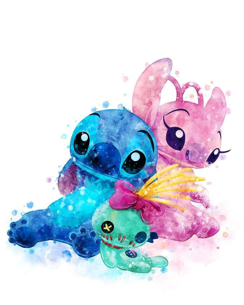 Wallpaper Stitch And Angel Wallpapers